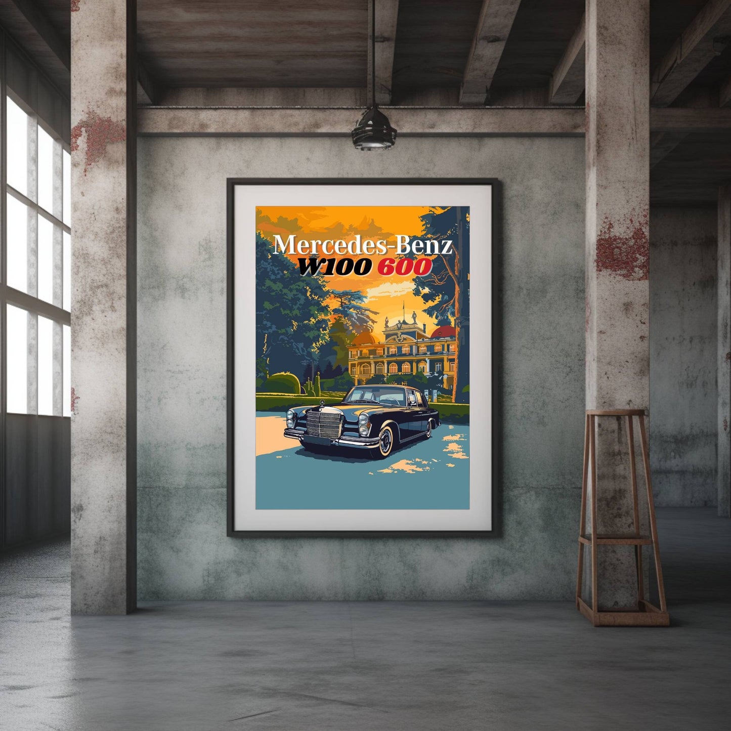 Mercedes-Benz W100 600 Poster