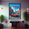Mercedes-Benz 300SL Poster, Mercedes-Benz 300SL Print, 1950s Car, Classic Car Print, Car Print, Car Poster, Vintage Car Print, Car Art
