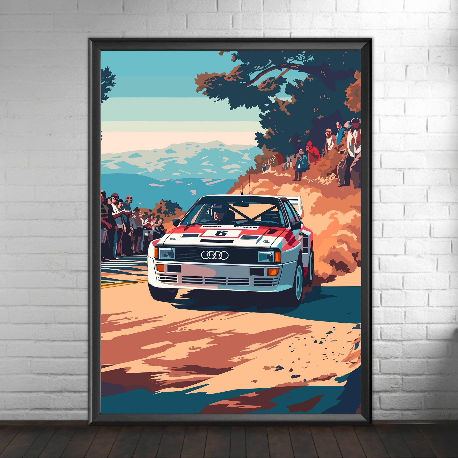 Audi Quattro S1 Print