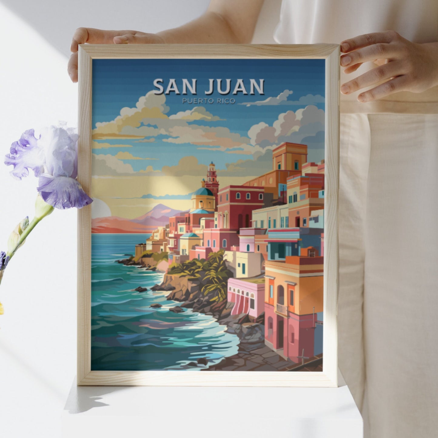 San Juan travel poster