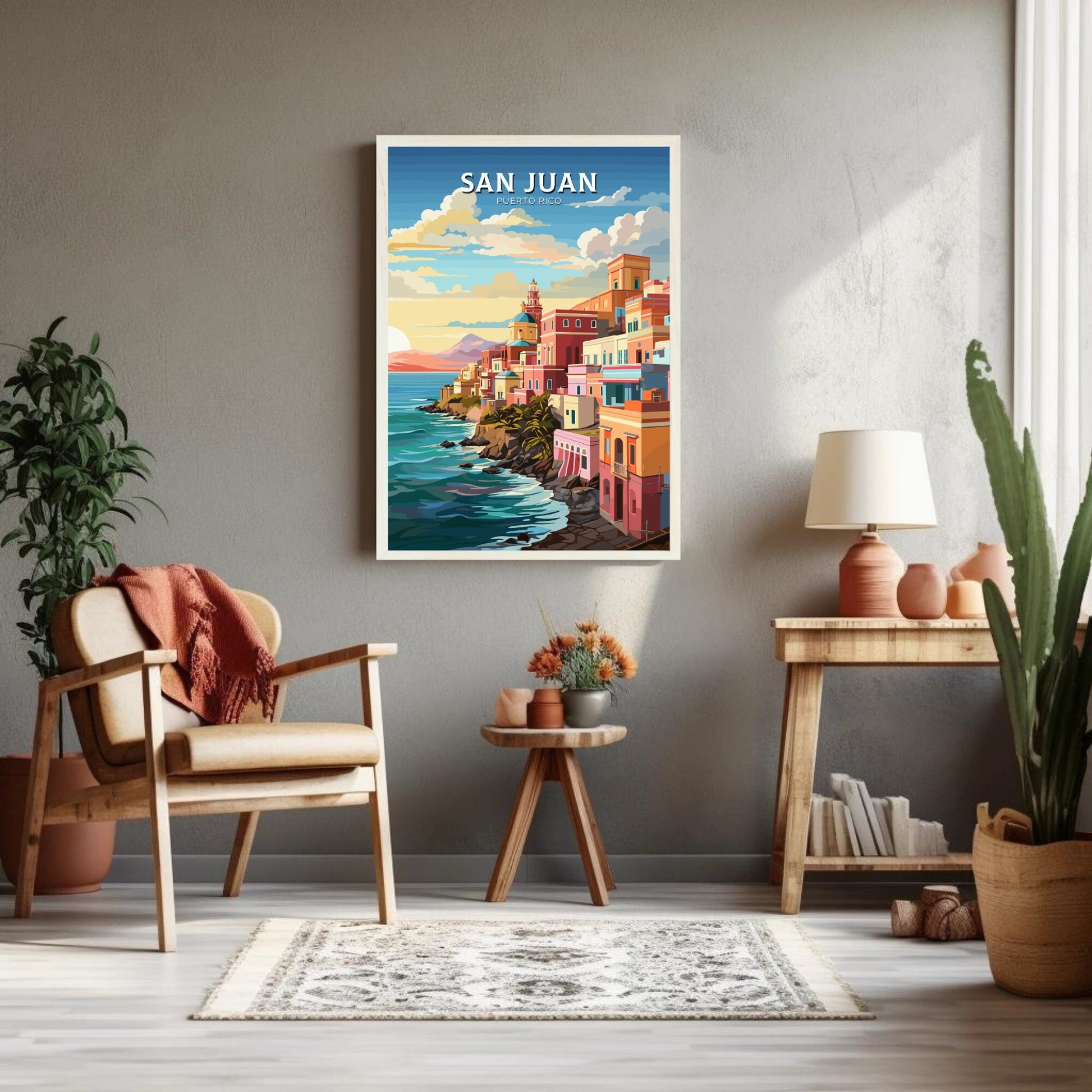 San Juan travel poster