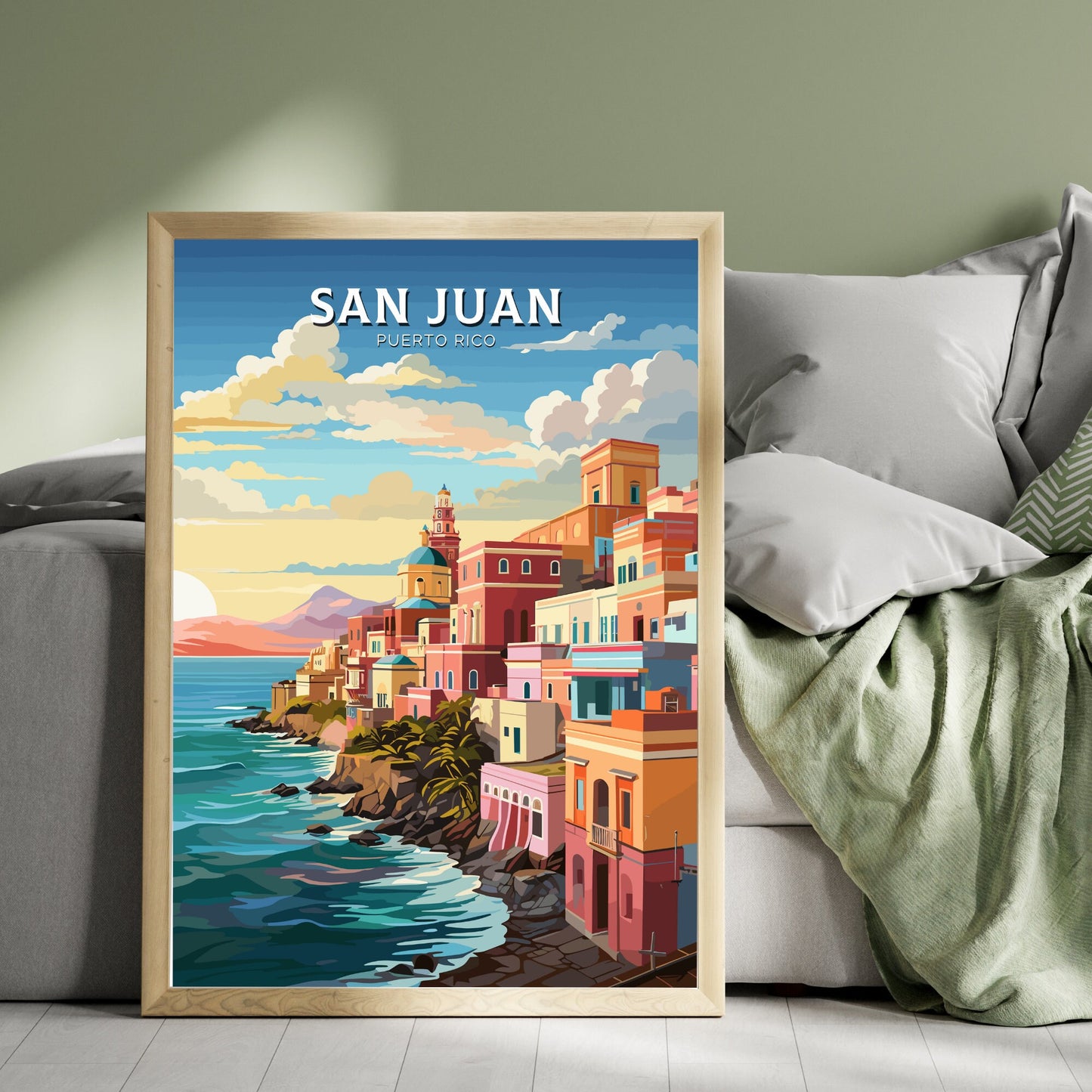 San Juan travel poster