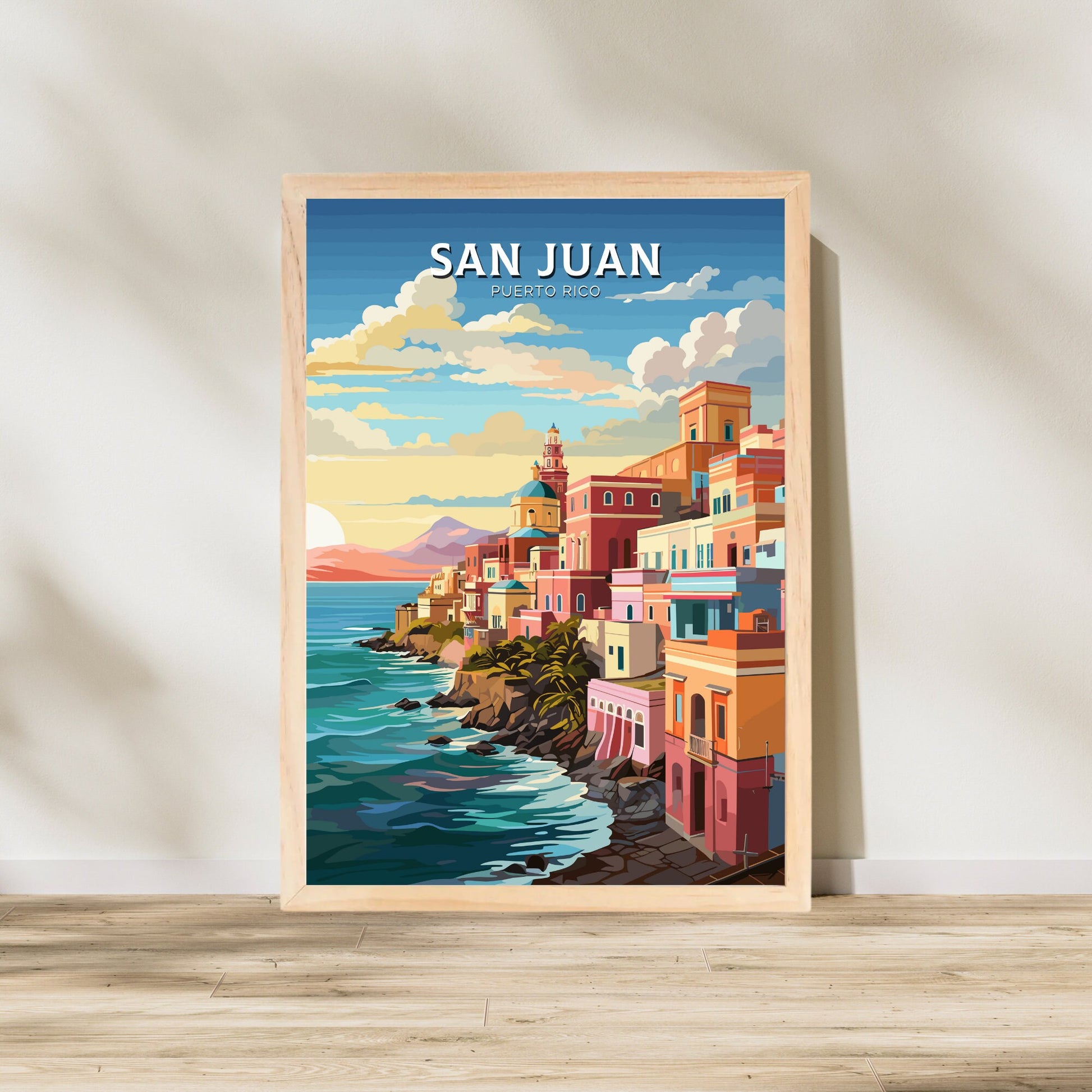 San Juan travel poster