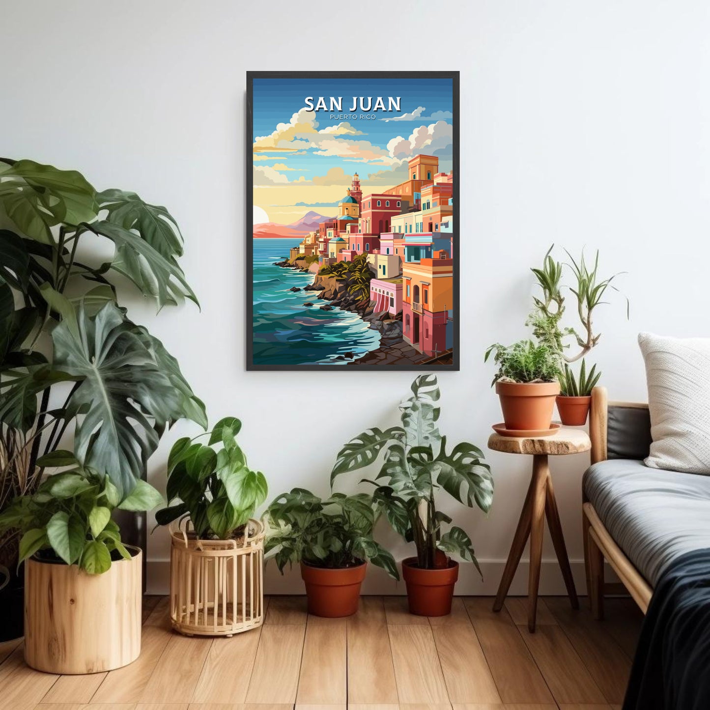 San Juan travel poster