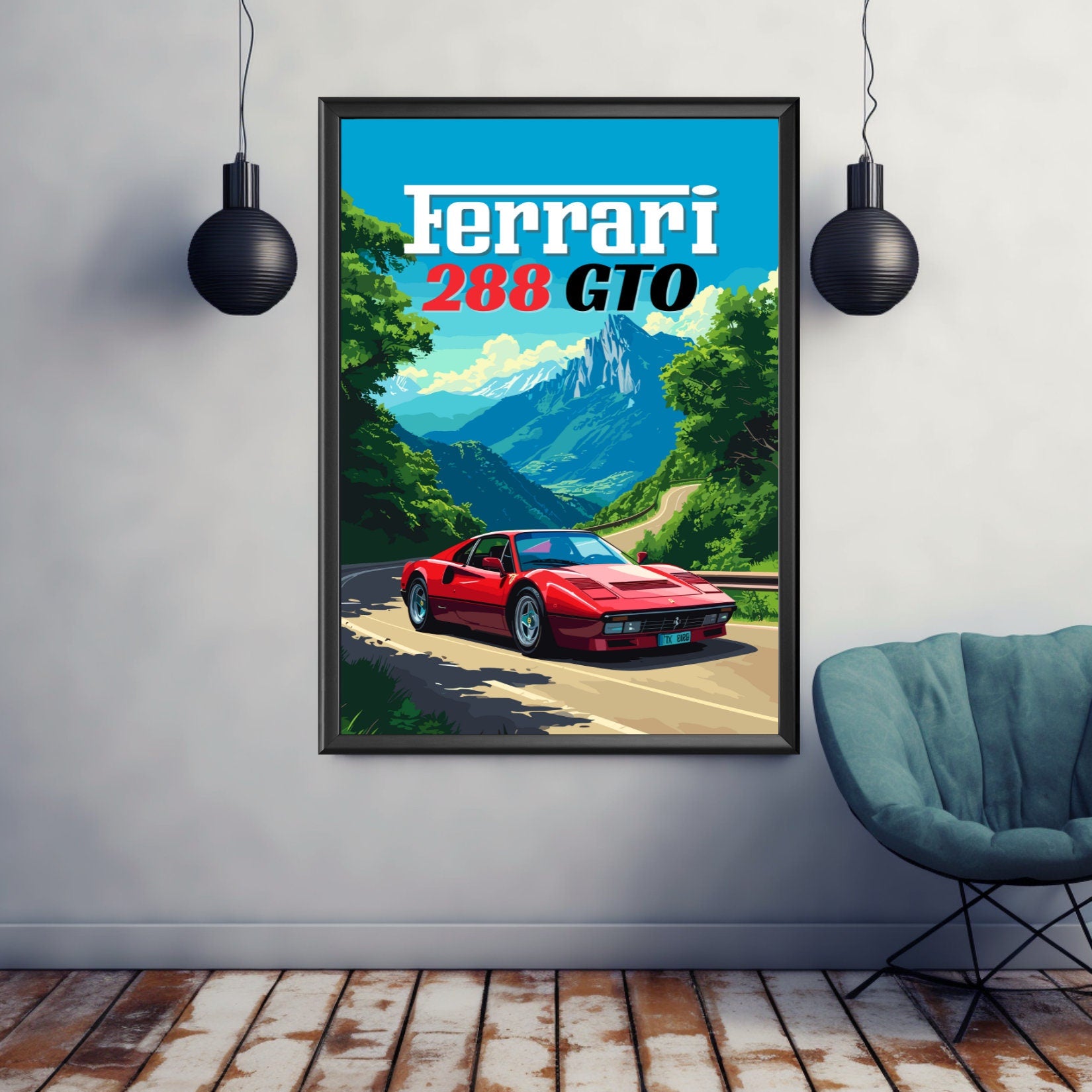 Ferrari 288 GTO Poster