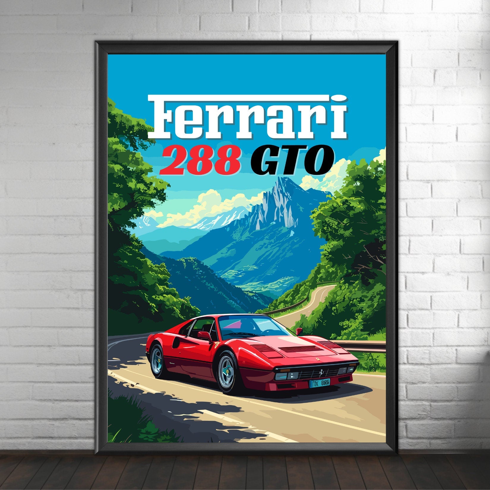 Ferrari 288 GTO Poster