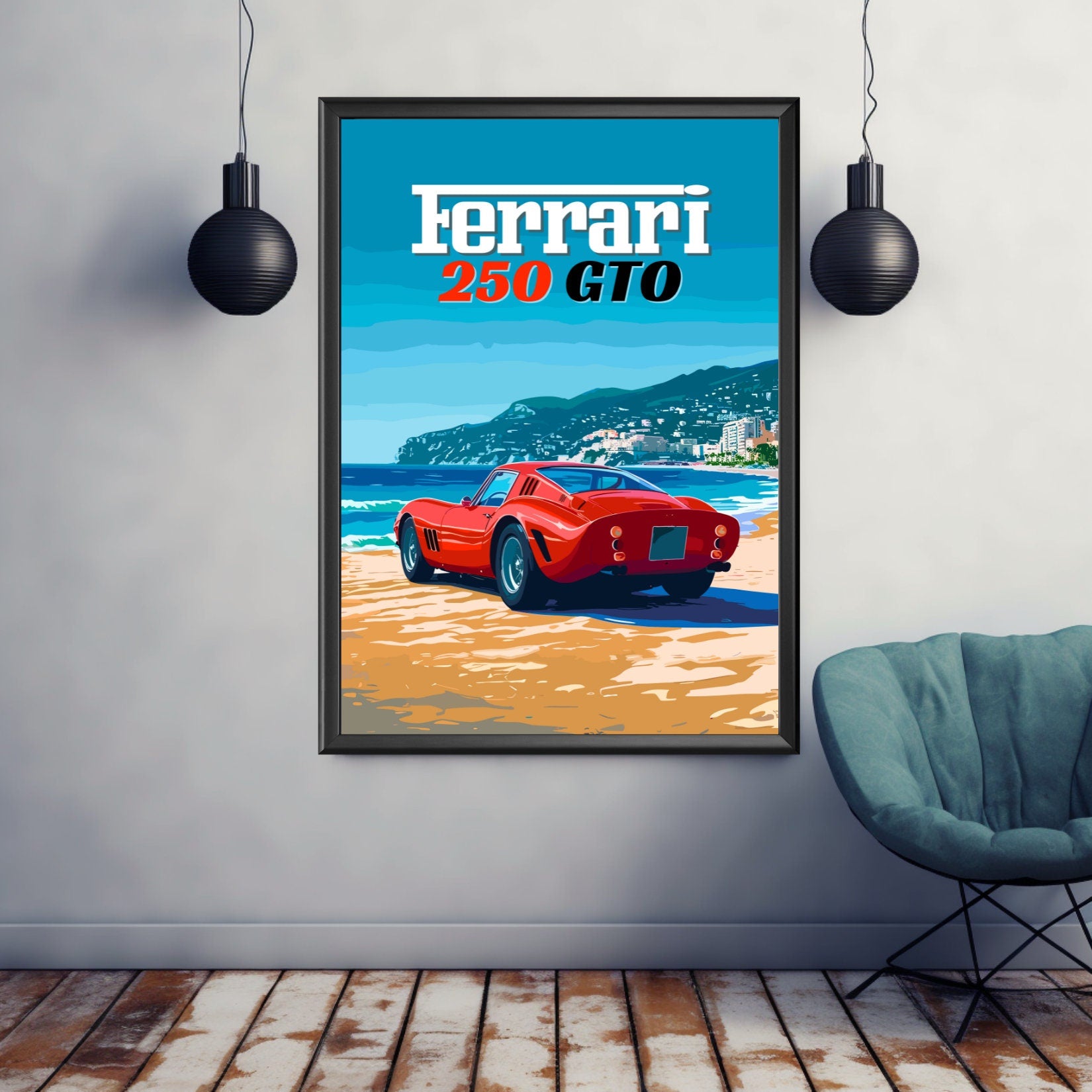 Ferrari 250 GTO Car Print