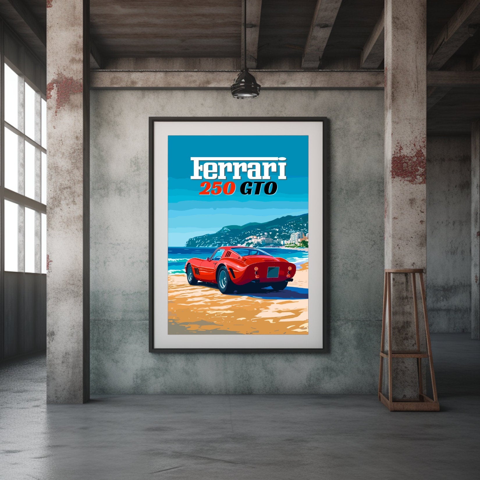 Ferrari 250 GTO Car Print