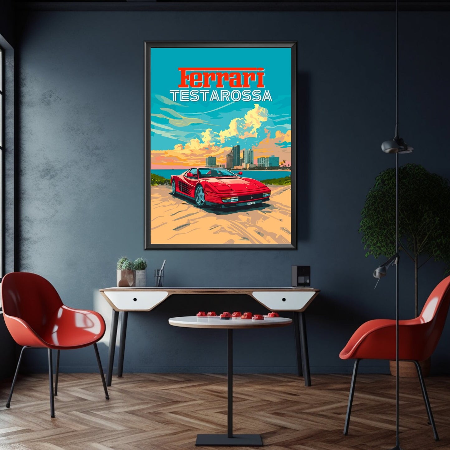 Ferrari Testarossa Poster