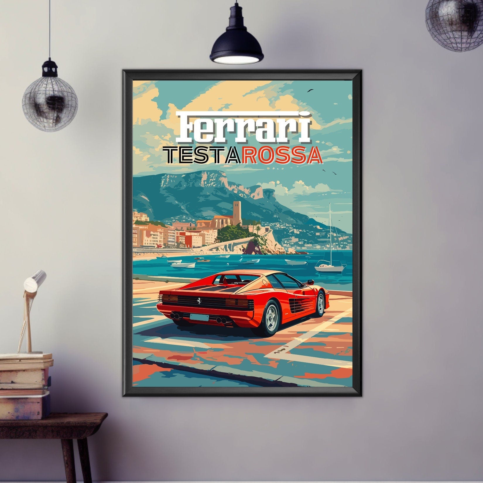 Ferrari Testarossa Print