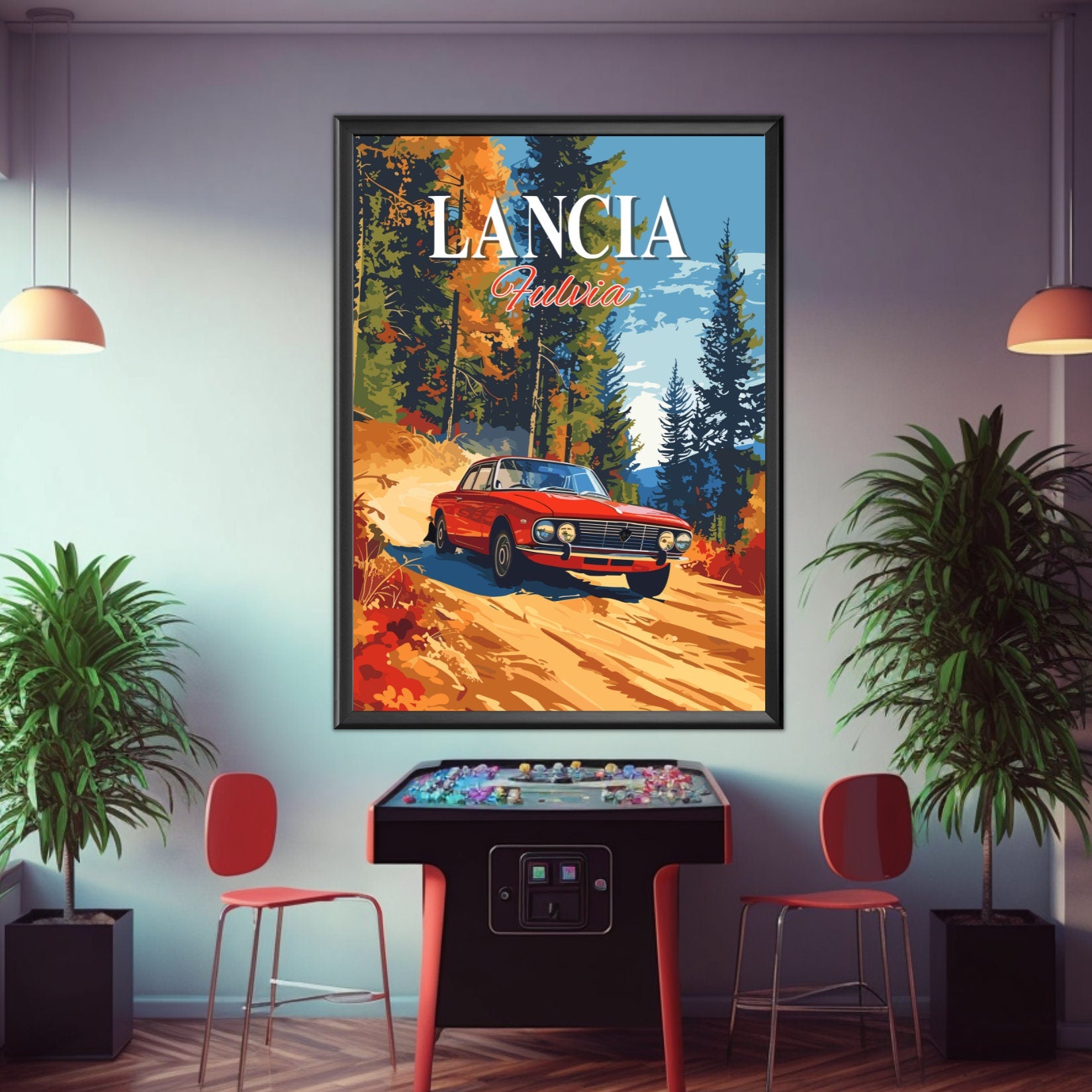 Lancia Fulvia Poster