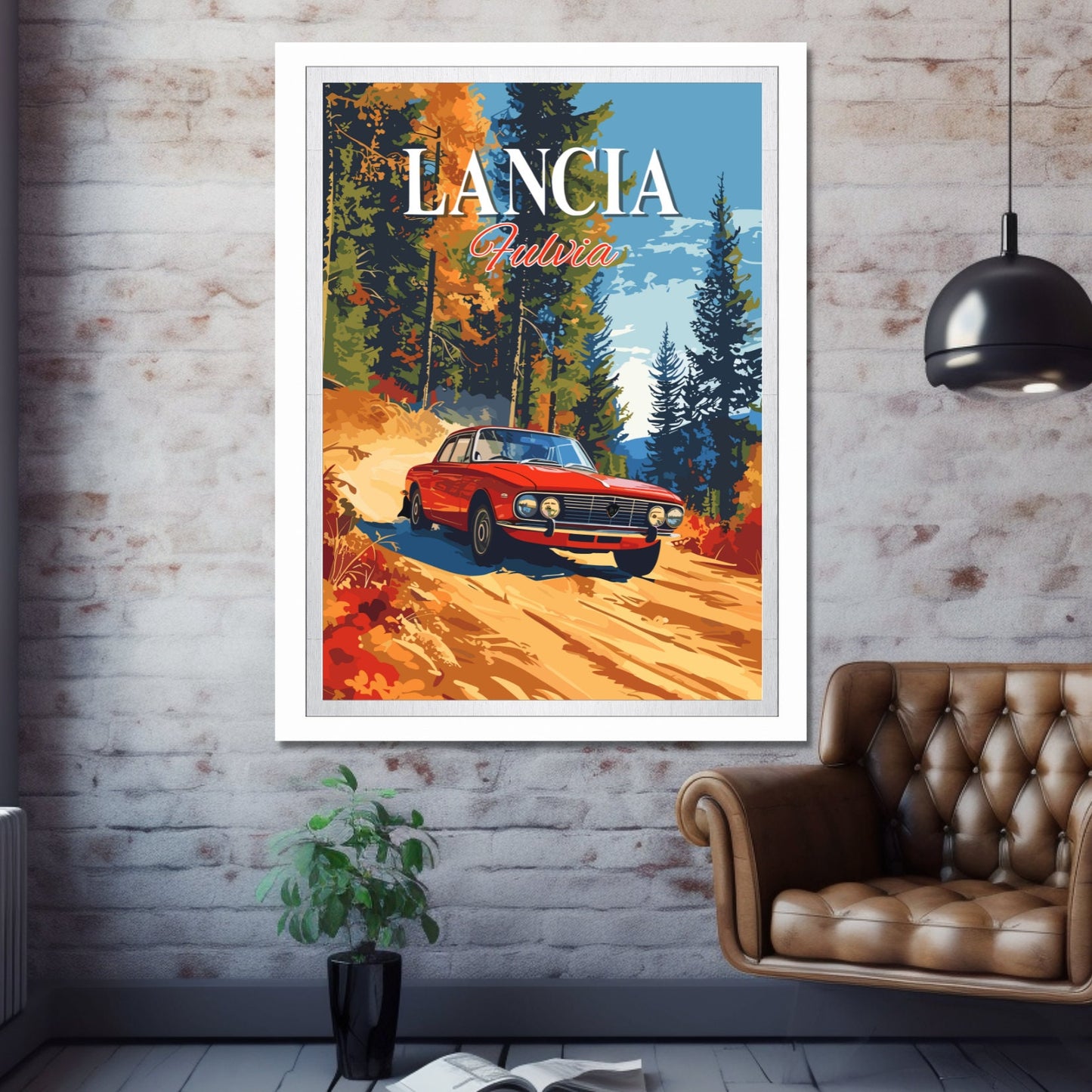 Lancia Fulvia Poster