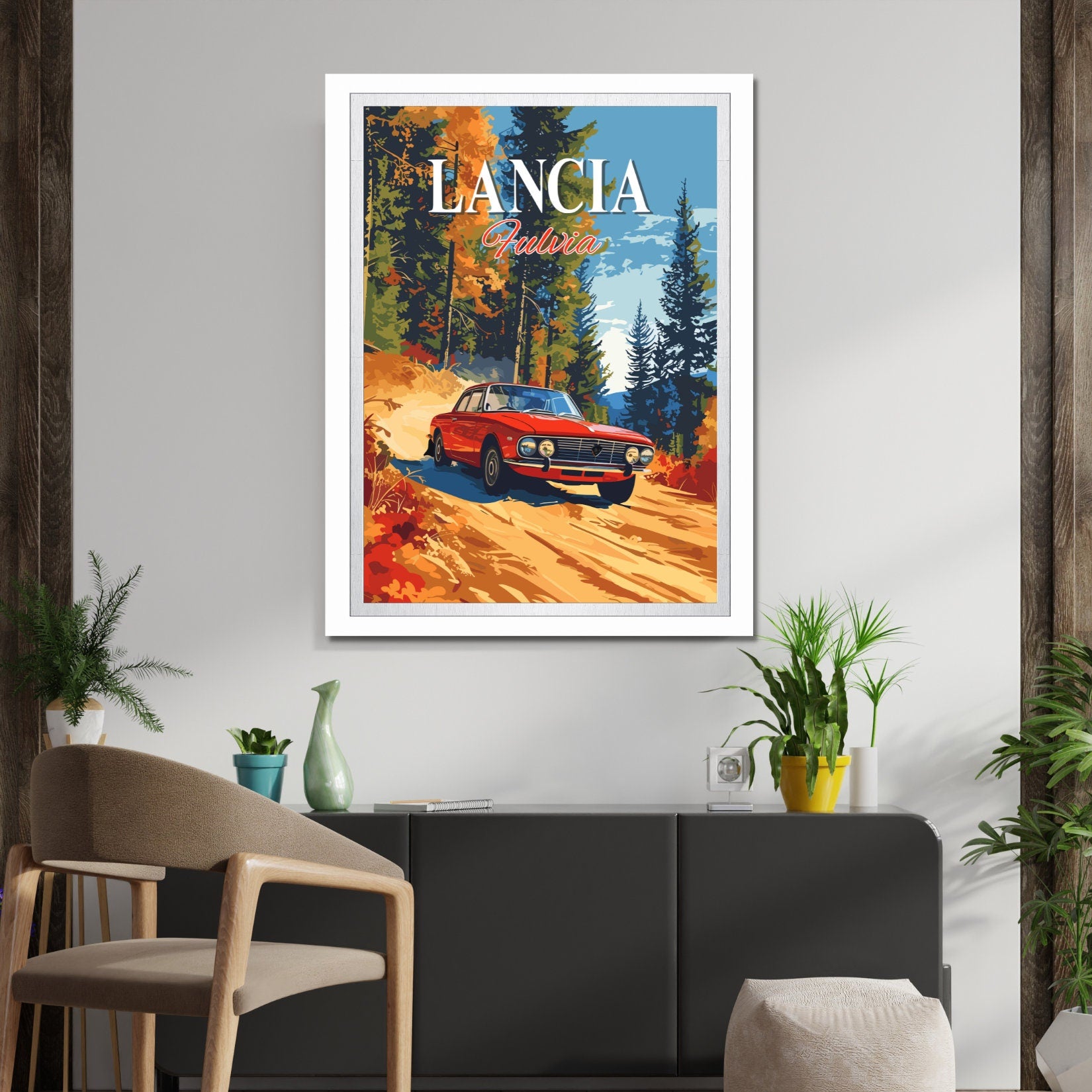 Lancia Fulvia Poster