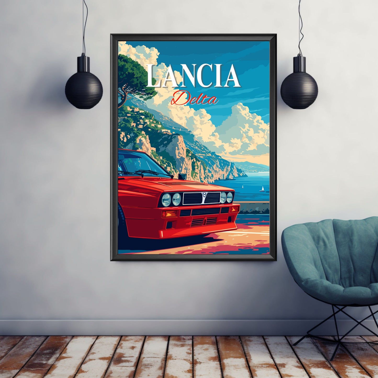 Lancia Delta Integrale Poster