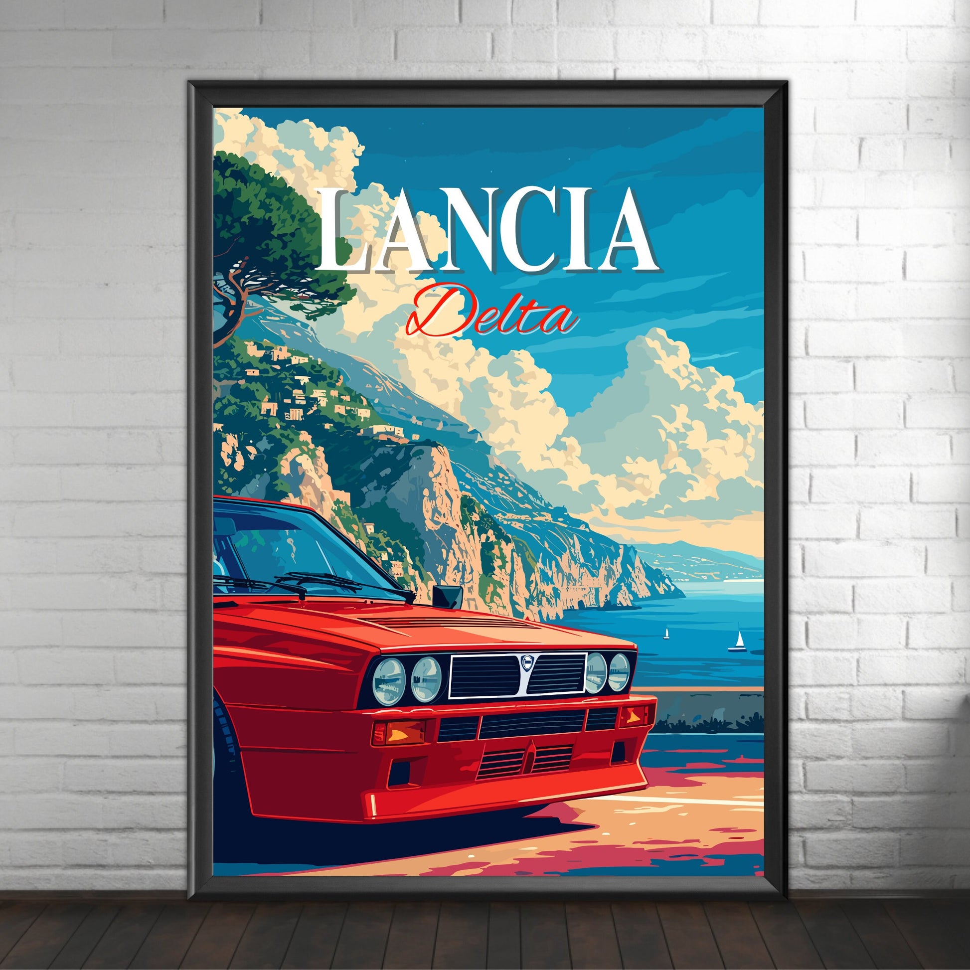 Lancia Delta Integrale Poster