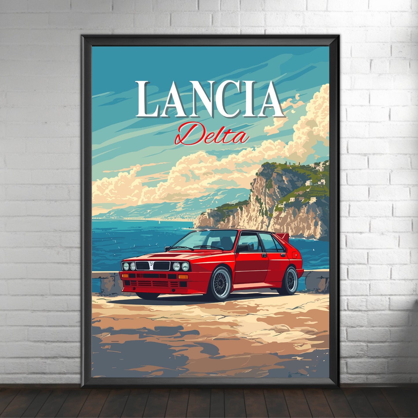 Lancia Delta Integrale Poster