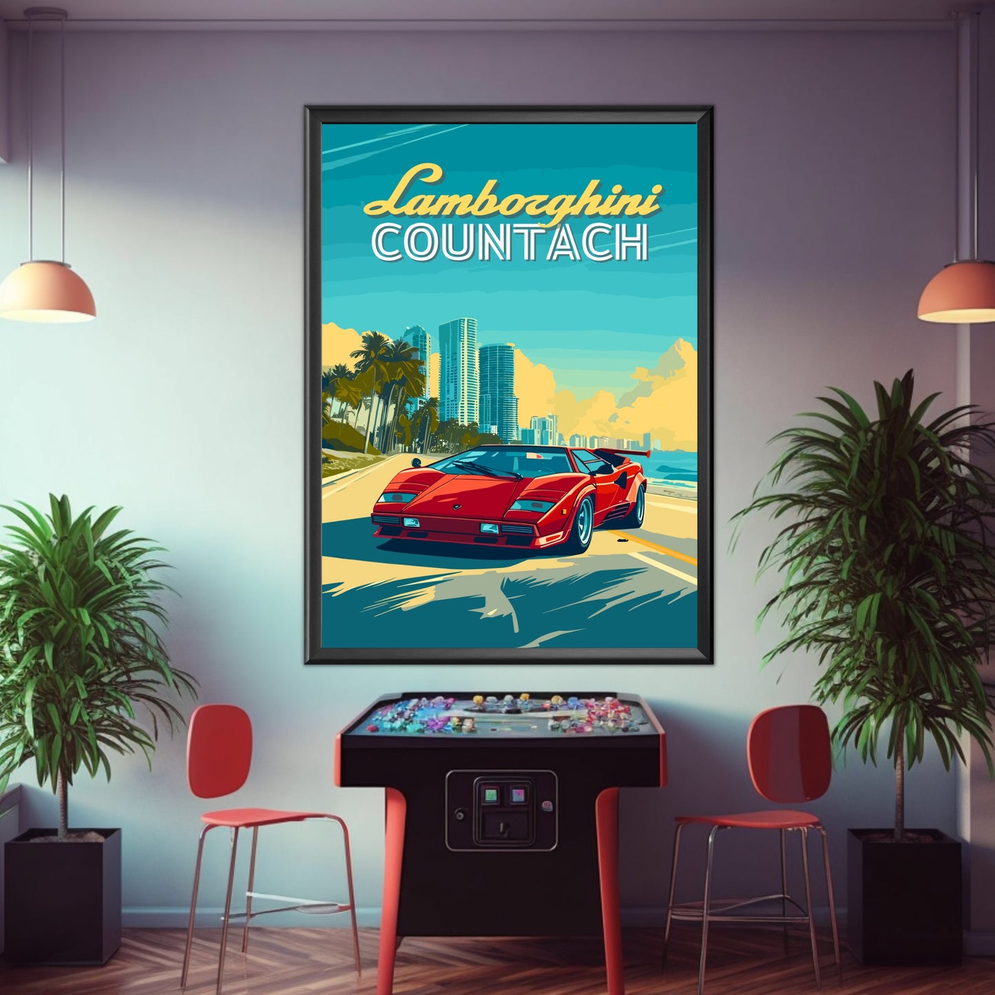 Lamborghini Countach Poster