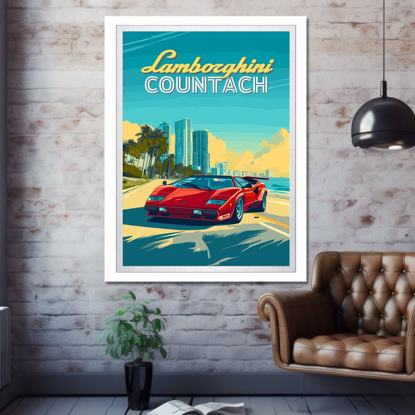 Lamborghini Countach Poster