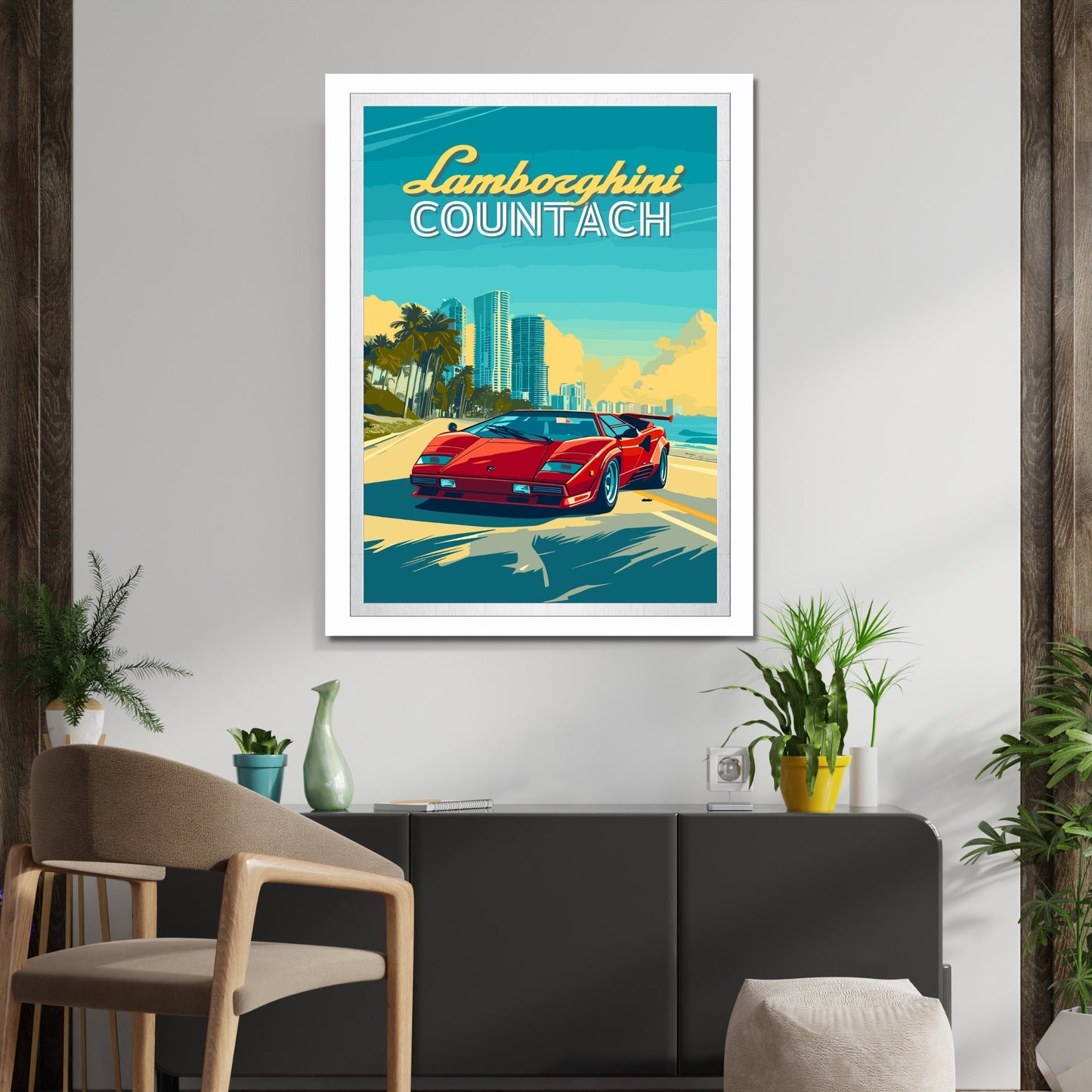 Lamborghini Countach Poster