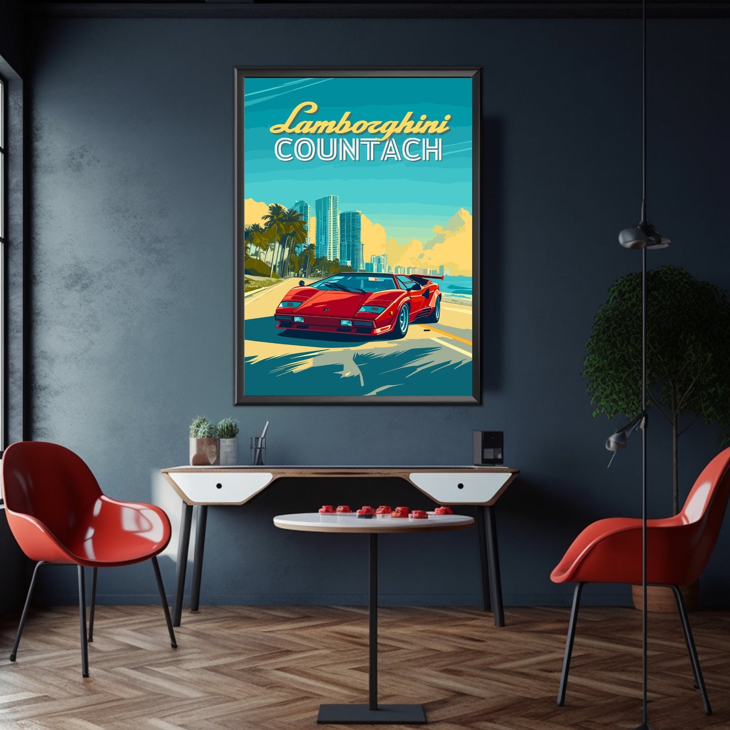 Lamborghini Countach Poster