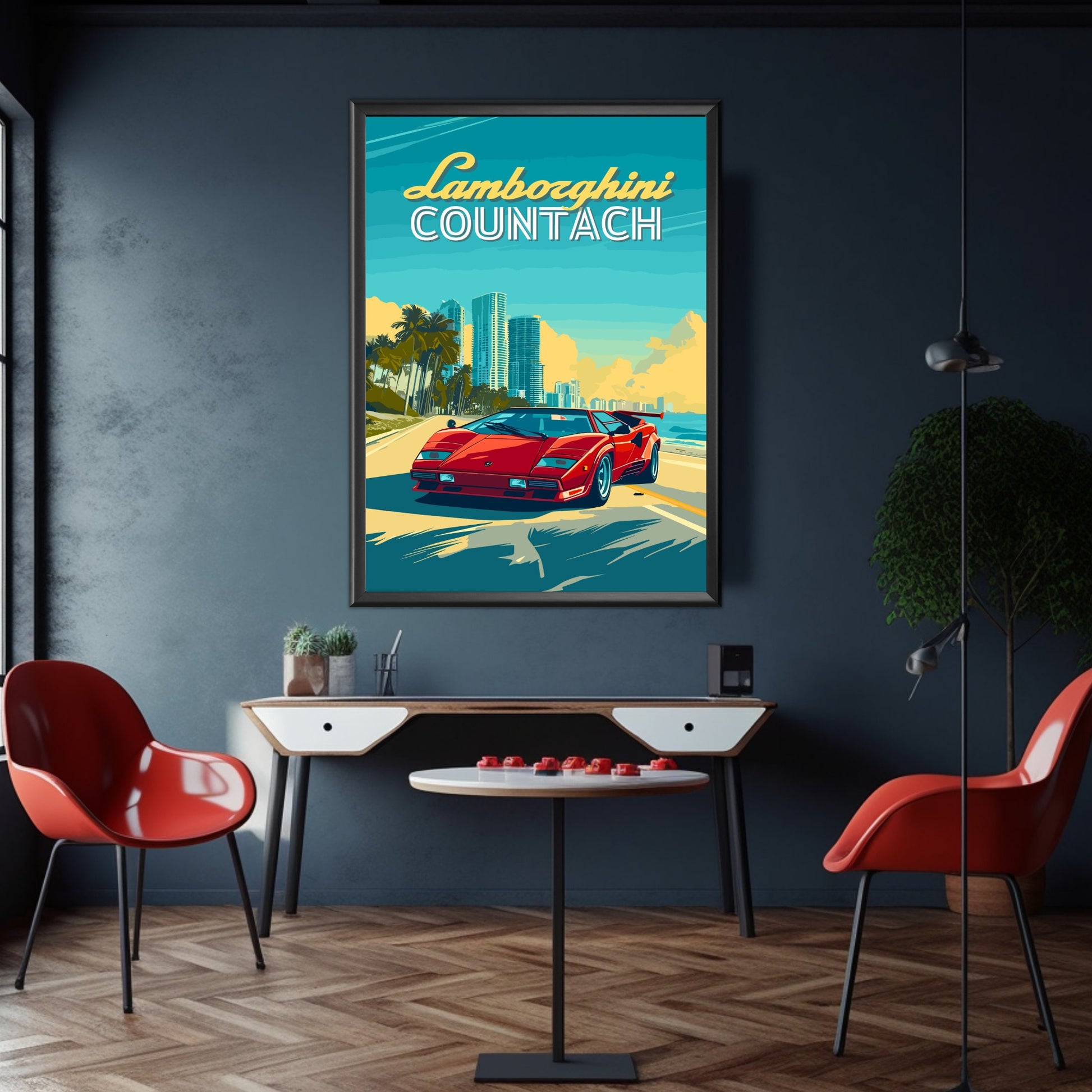 Lamborghini Countach Poster