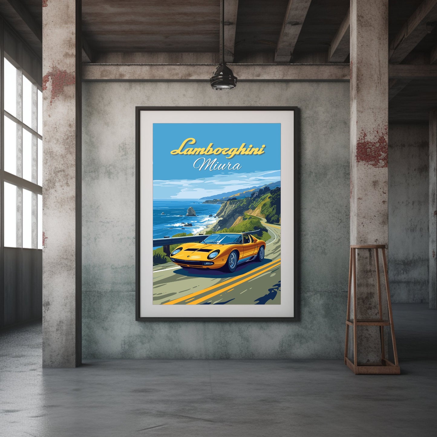 Lamborghini Miura Print