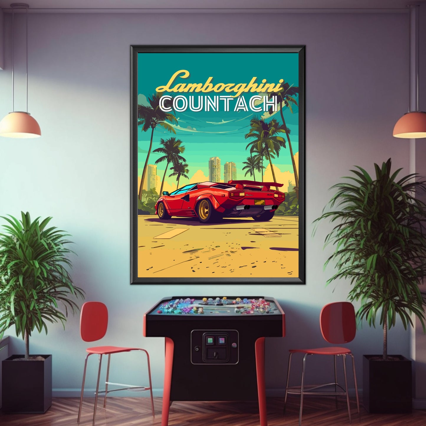 Lamborghini Countach Print