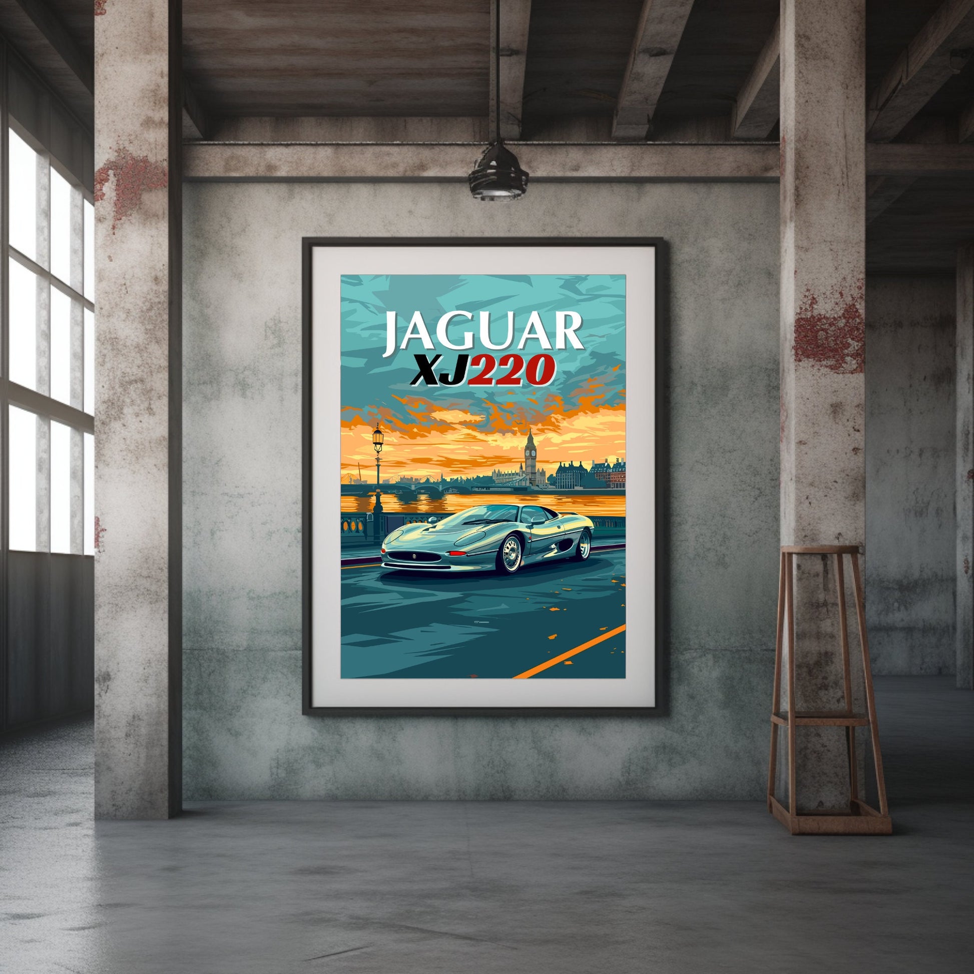 Jaguar XJ-220 Print