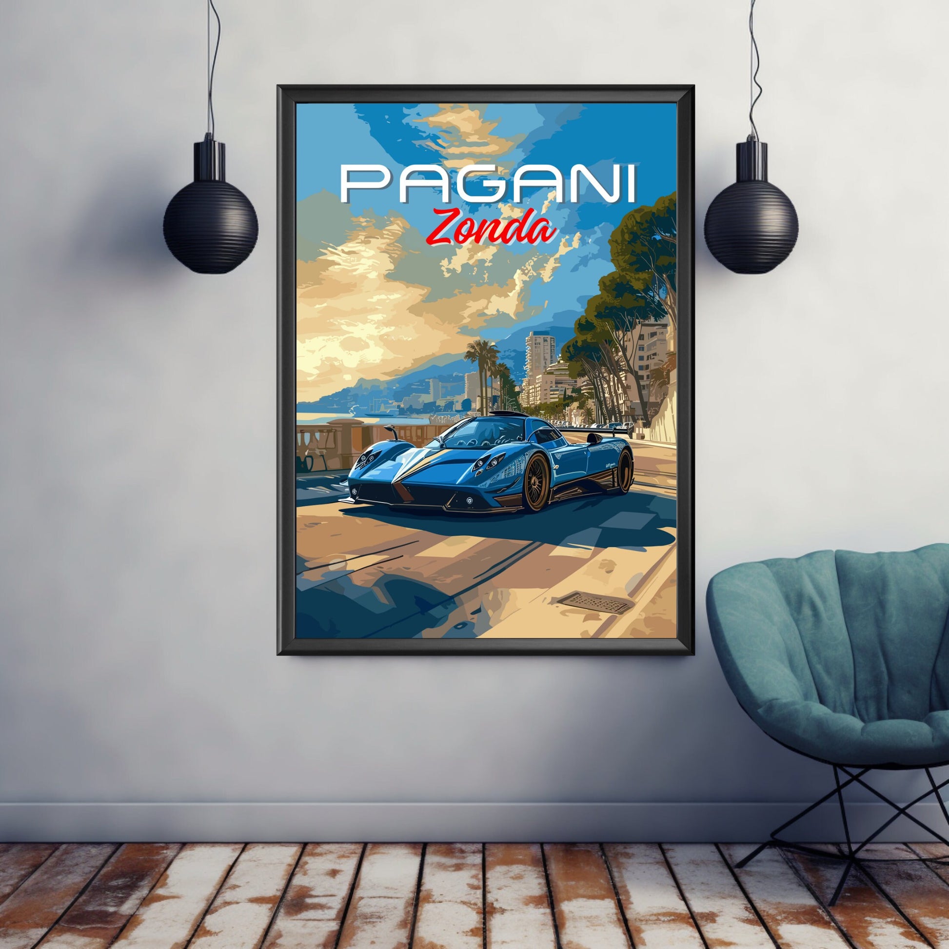 Pagani Zonda Print