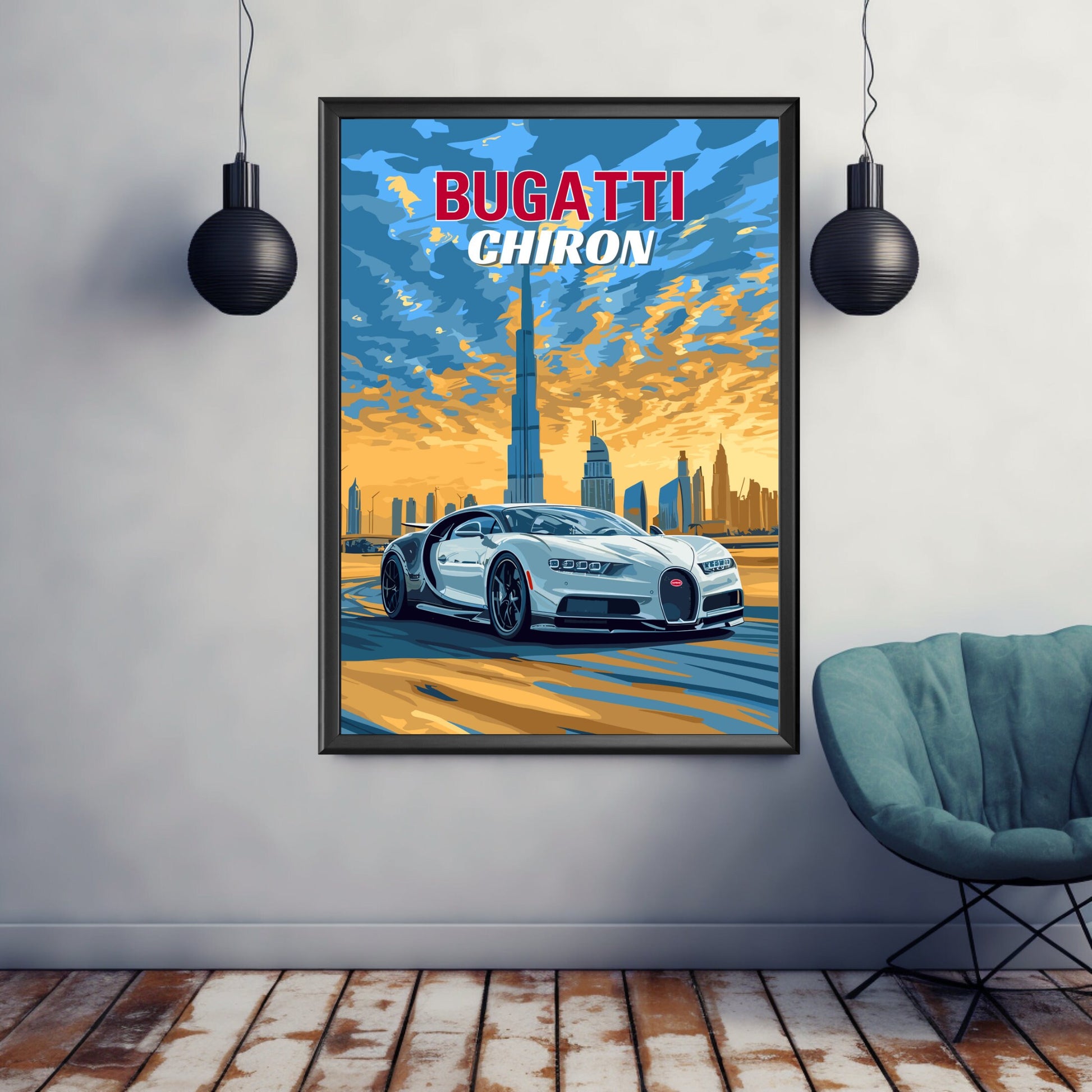 2010s Bugatti Chiron Print