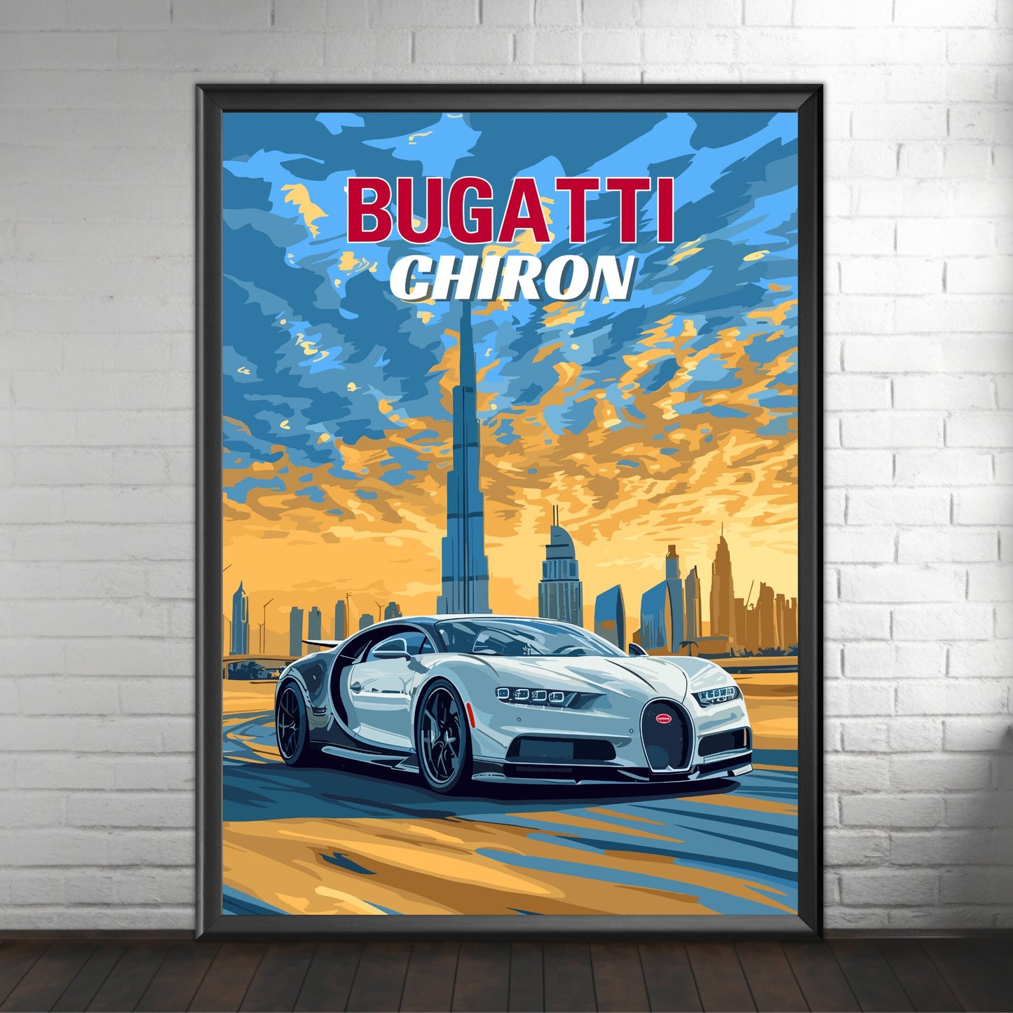 2010s Bugatti Chiron Print