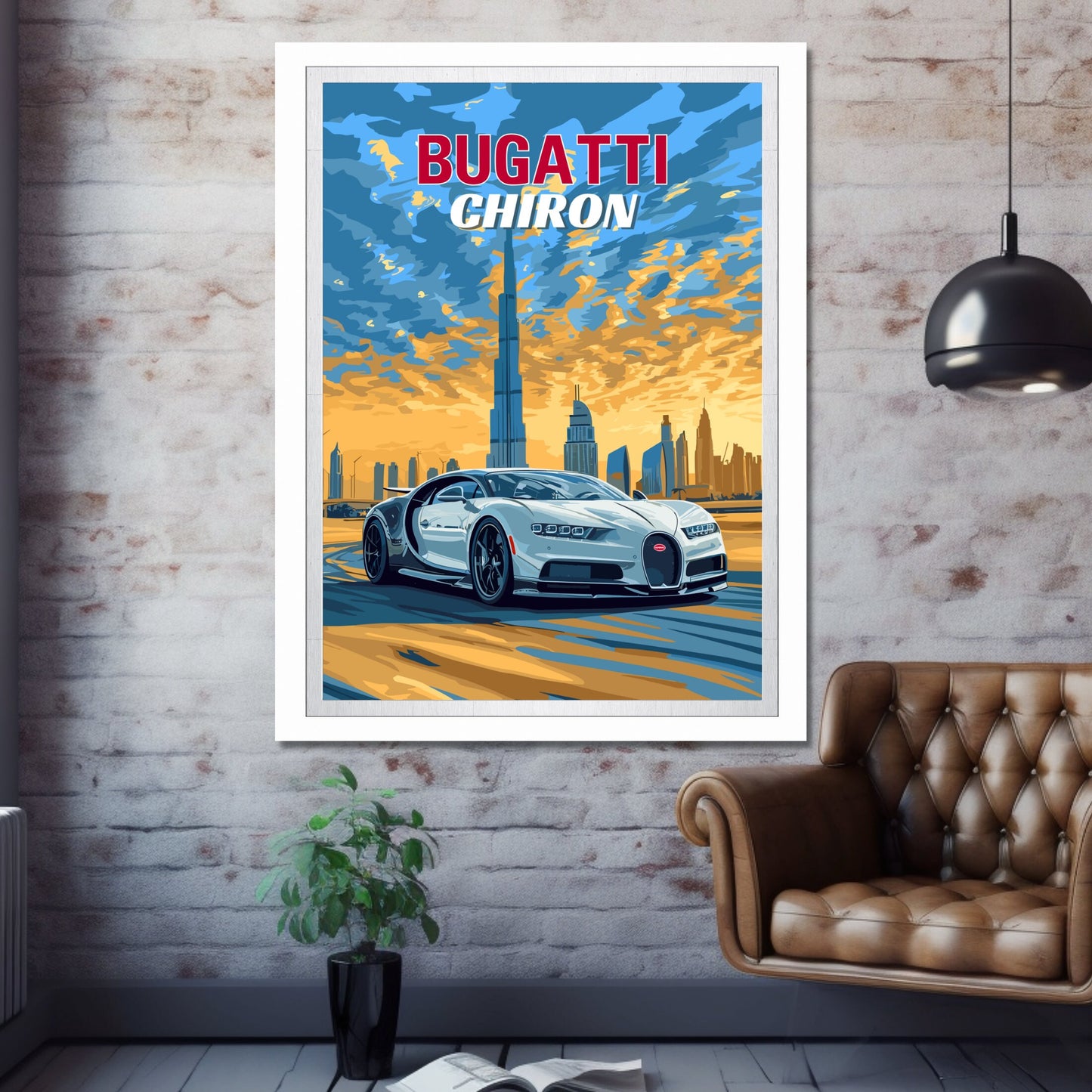 2010s Bugatti Chiron Print