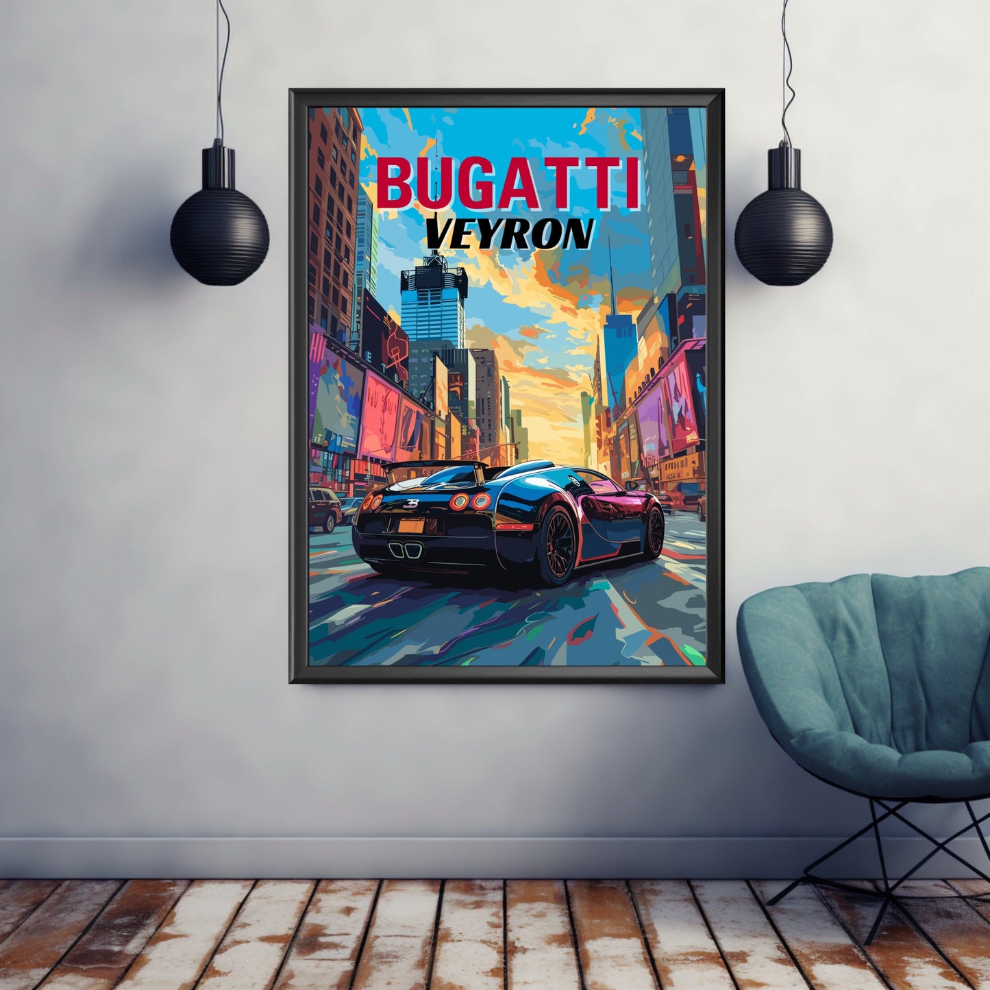 Bugatti Veyron Print