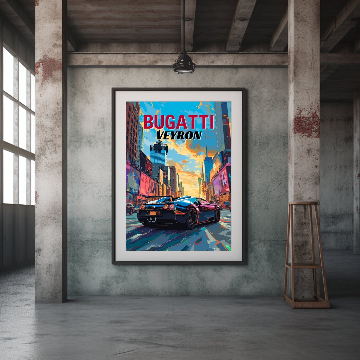 Bugatti Veyron Print