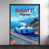 Bugatti Veyron Poster, Bugatti Veyron Print, 2000s Car Print, Supercar print, Car Print, Car Poster, Car Art, Classic Car Print,