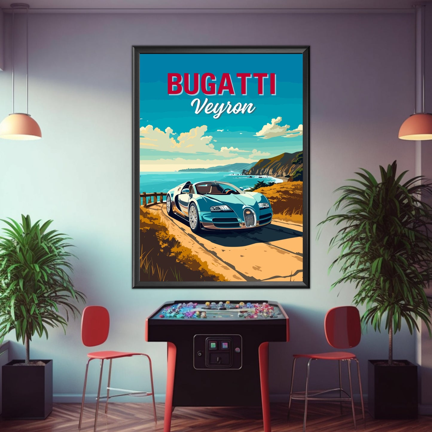 2000s Bugatti Veyron Print