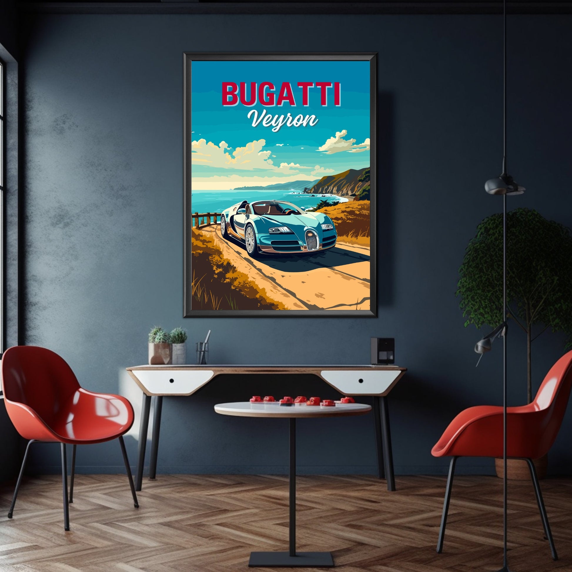 2000s Bugatti Veyron Print