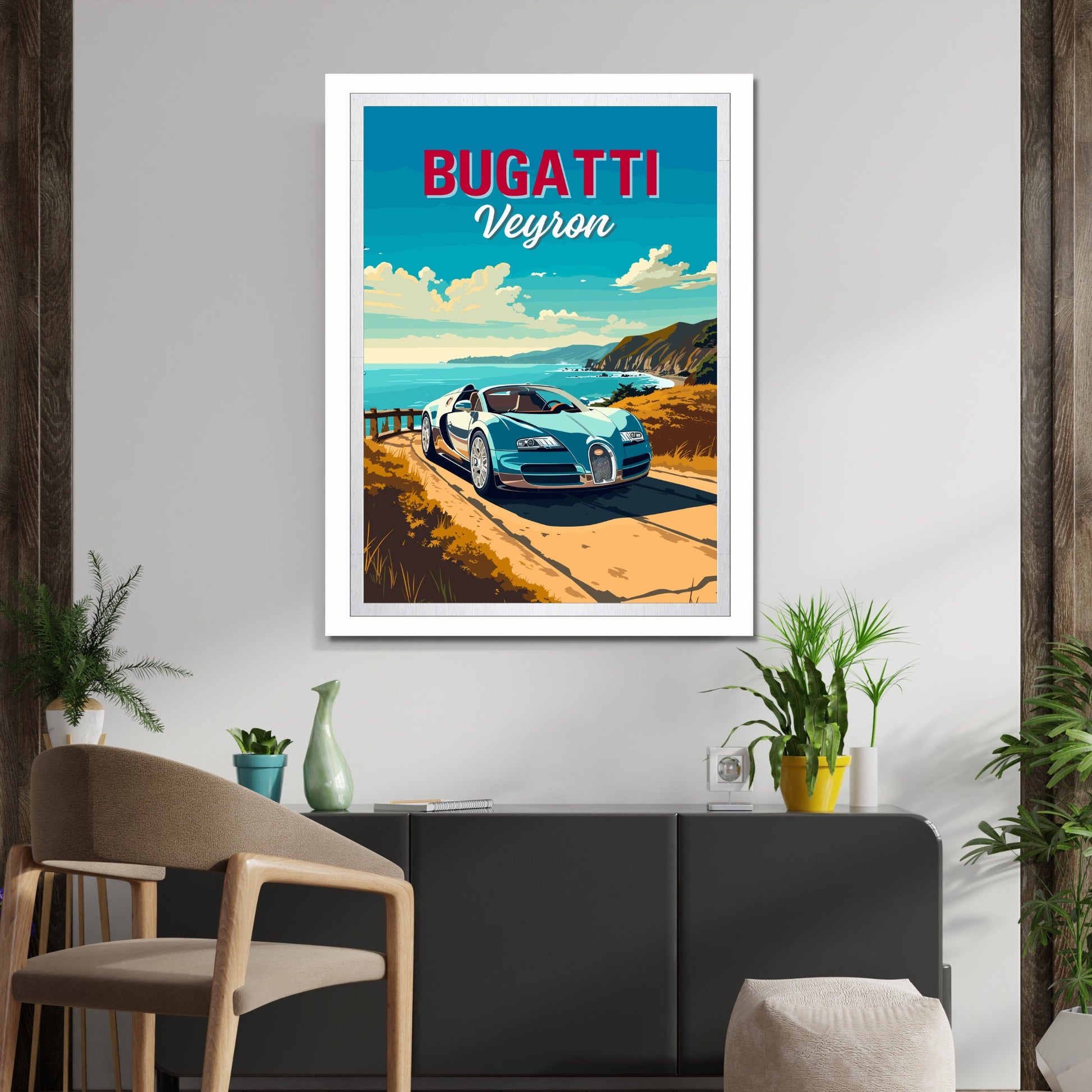 2000s Bugatti Veyron Print