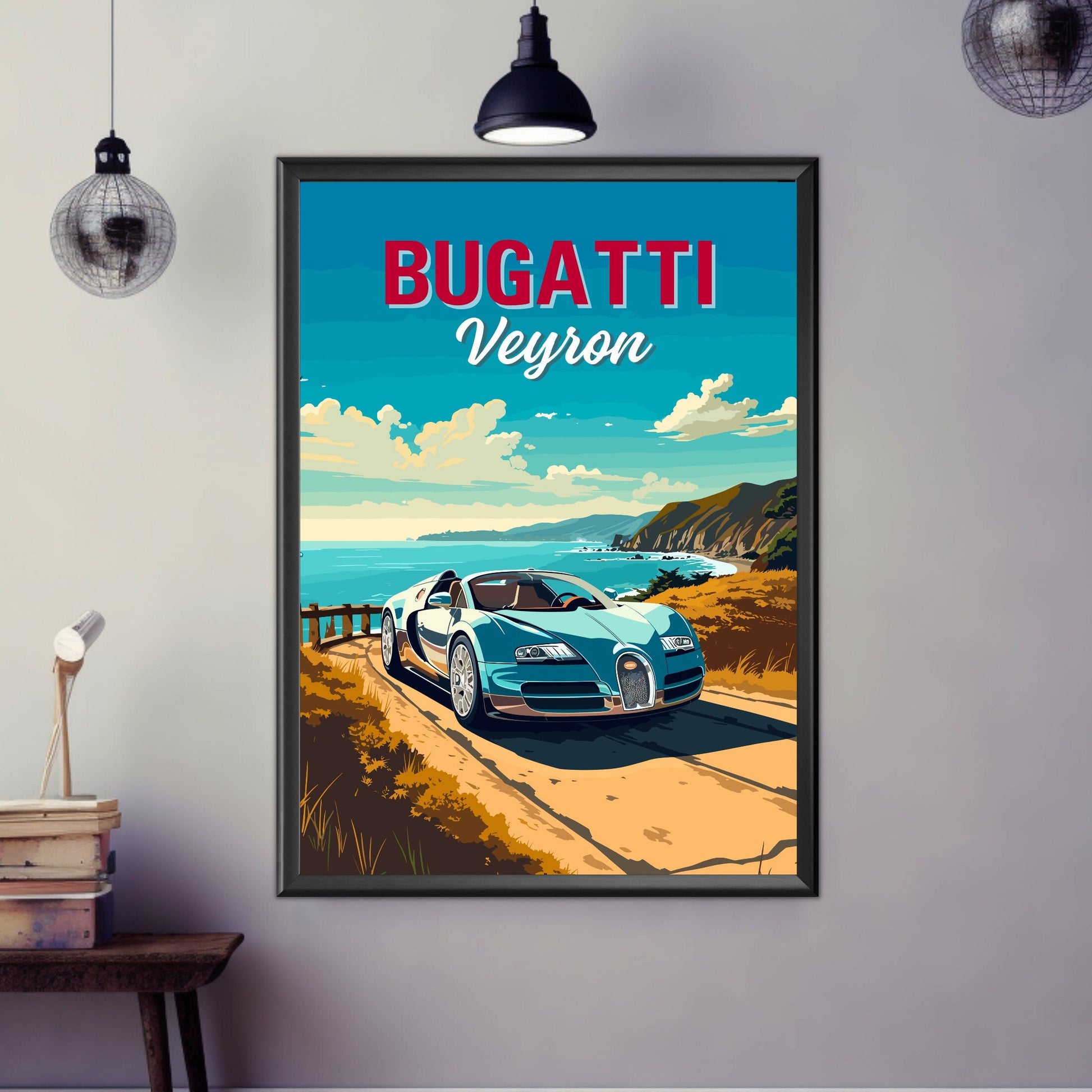 2000s Bugatti Veyron Print