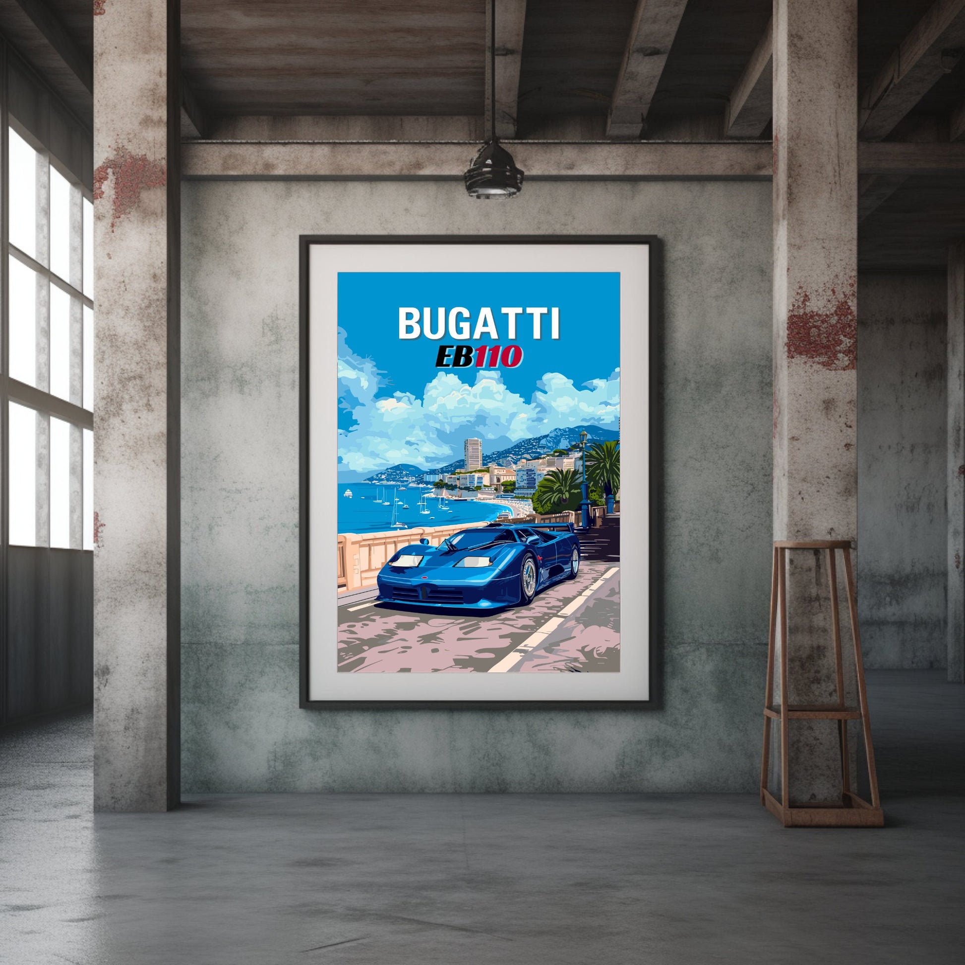 1990s Bugatti EB110 Print