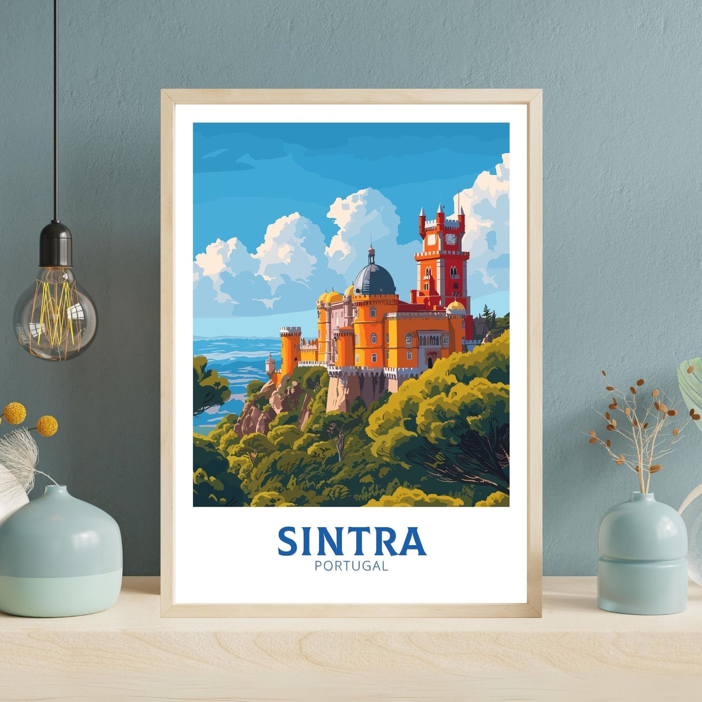 Sintra travel poster