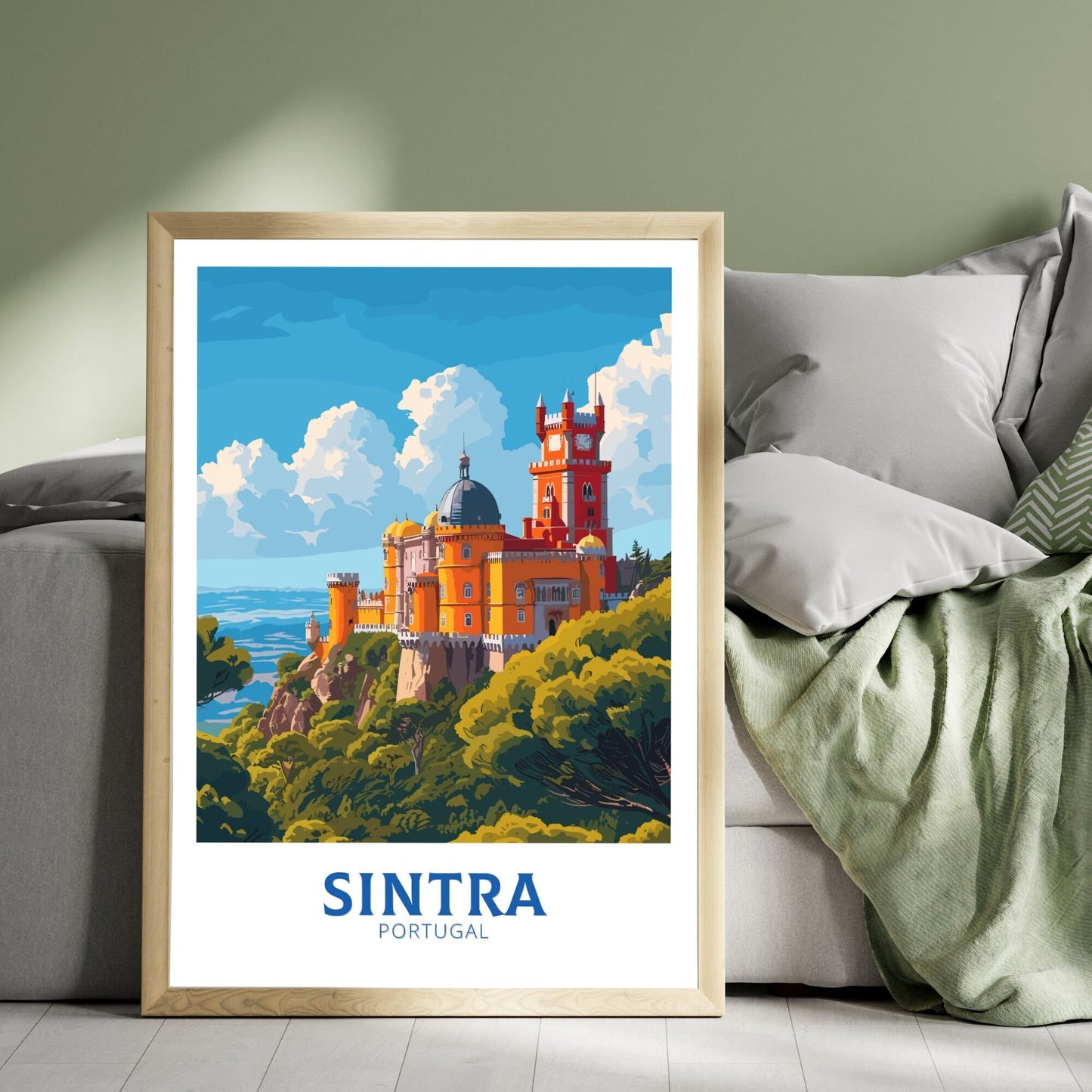 Sintra travel poster