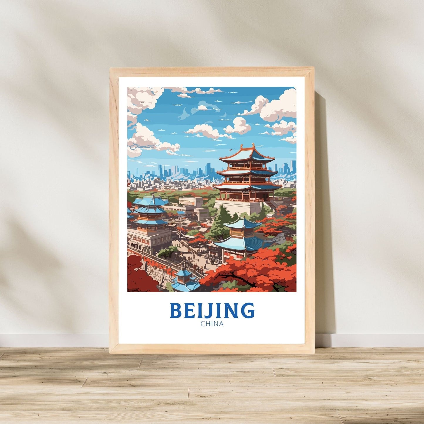 Beijing travel poster