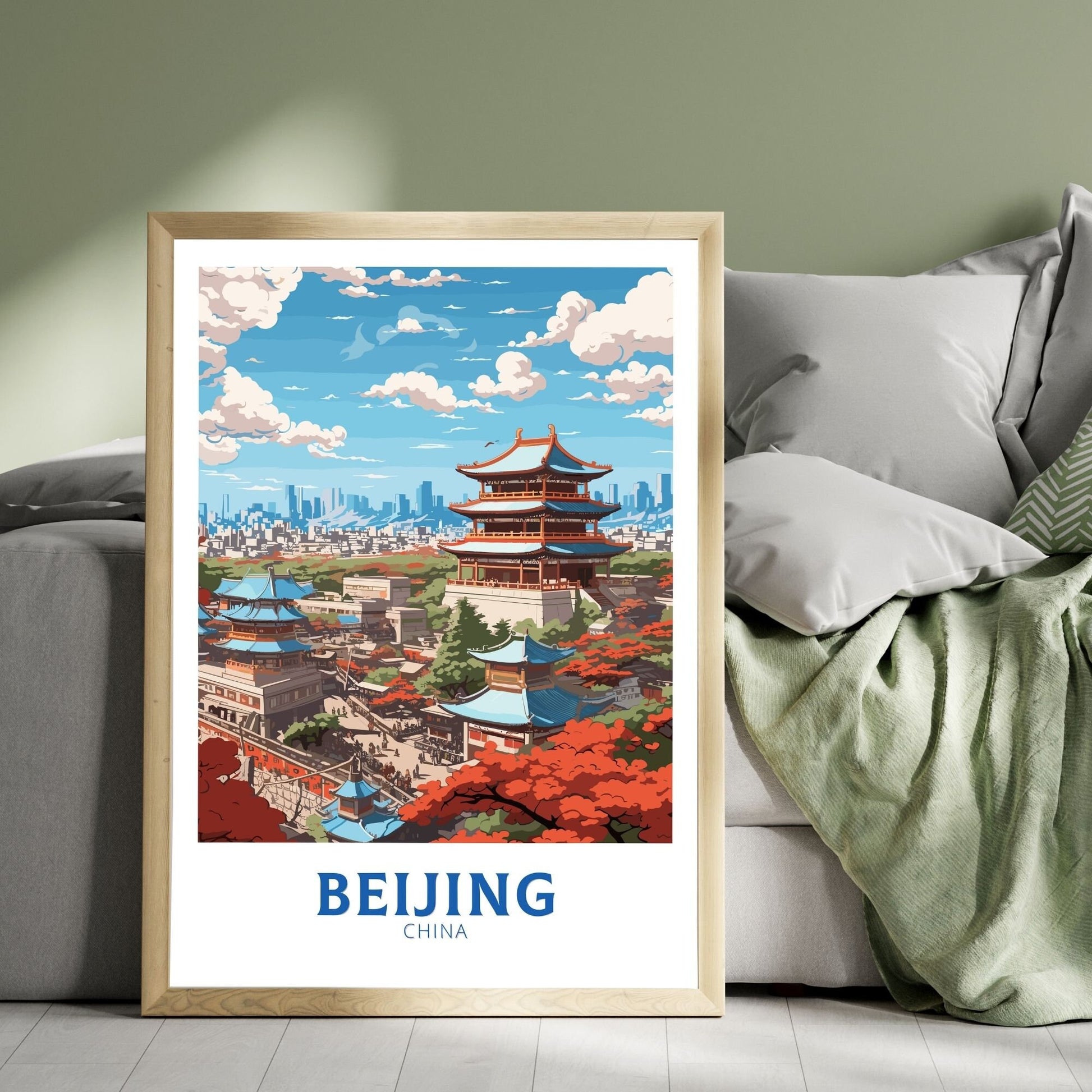 Beijing travel poster