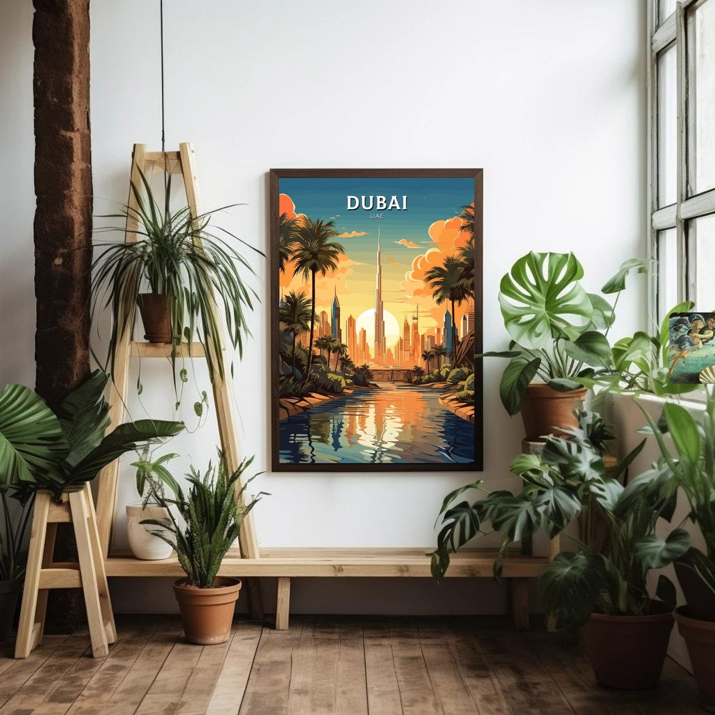 Dubai poster, Dubai Print | Burj Khalifa Poster | Burj Khalifa Dubai | Dubai Wall Art | Dubai UAE | Dubai Home Decor | ID 342