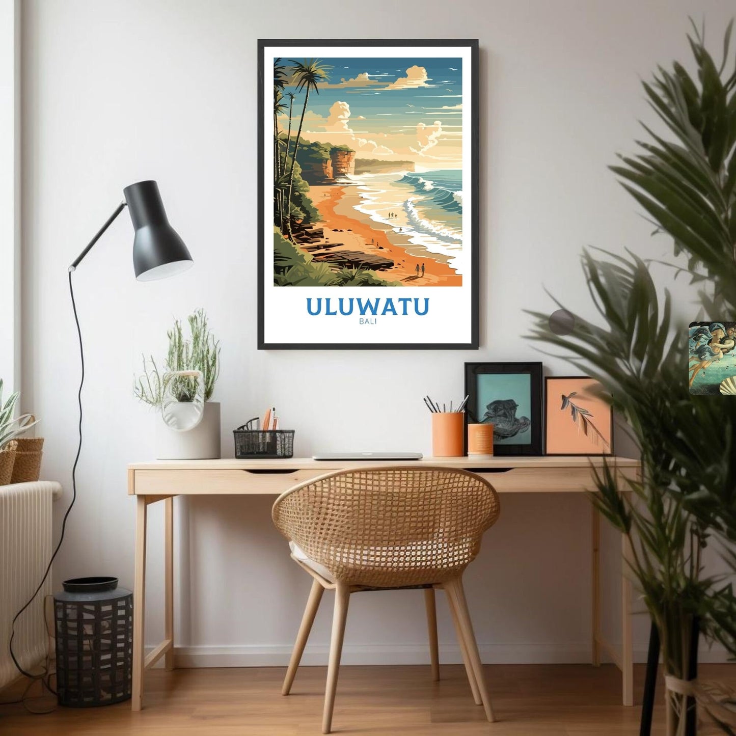 Uluwatu poster, Bali print