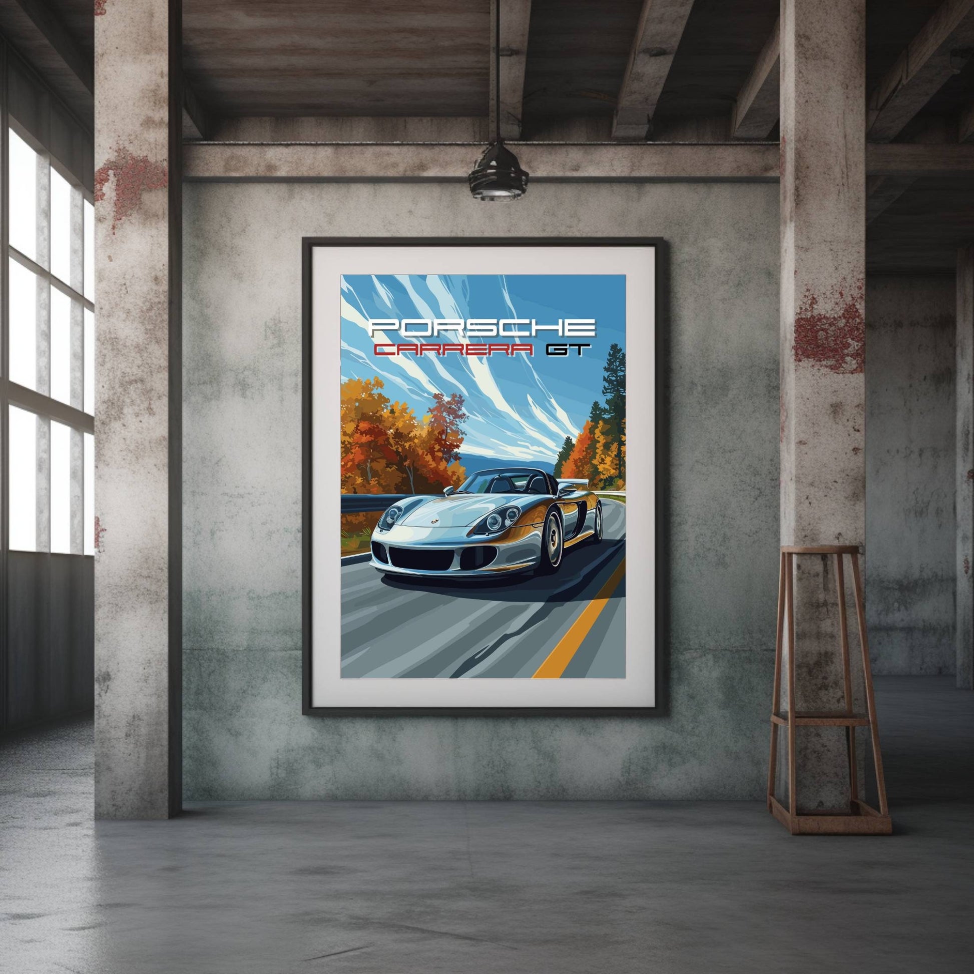 Porsche Carrera GT Print, 2000s