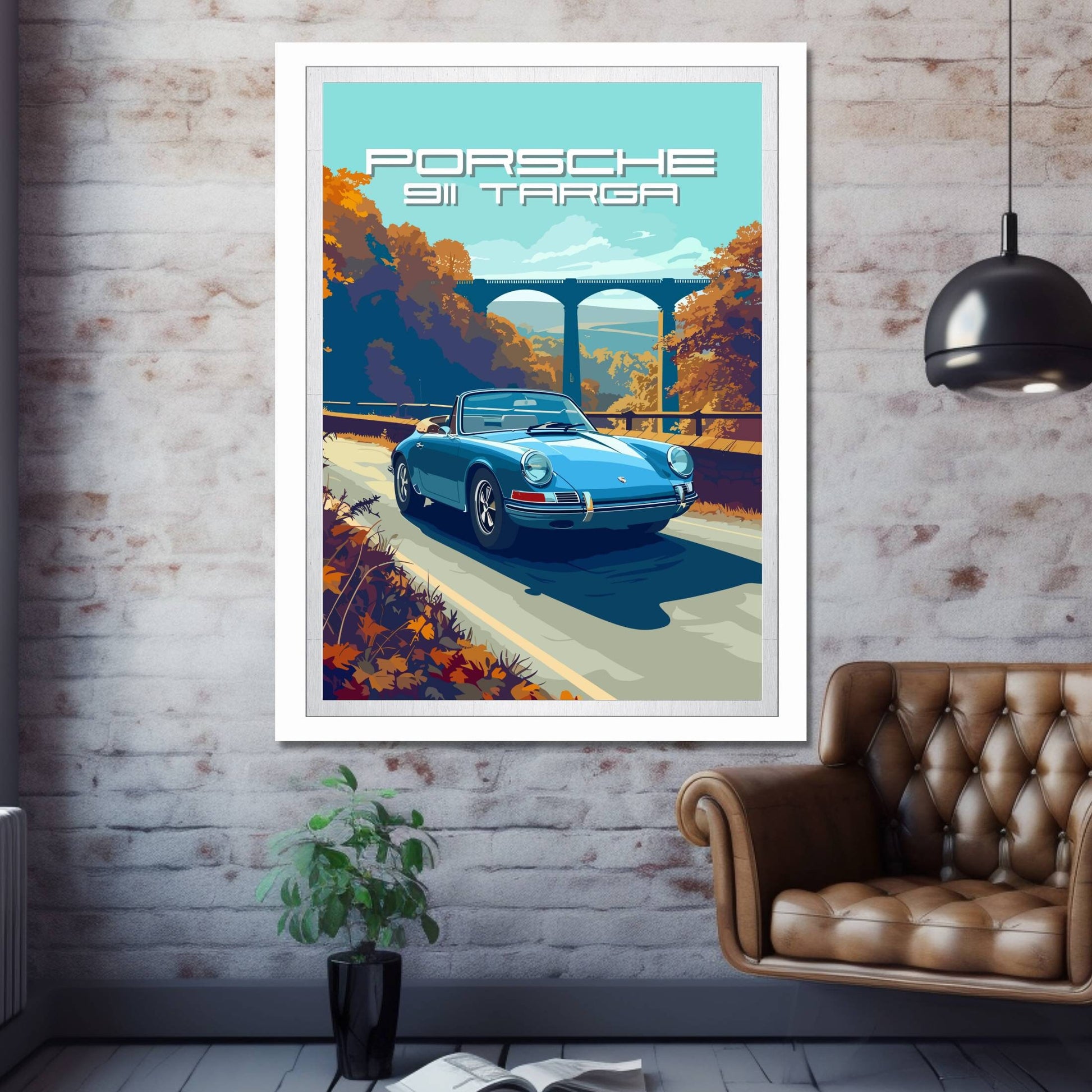 Porsche 911 Targa Poster, 1960s