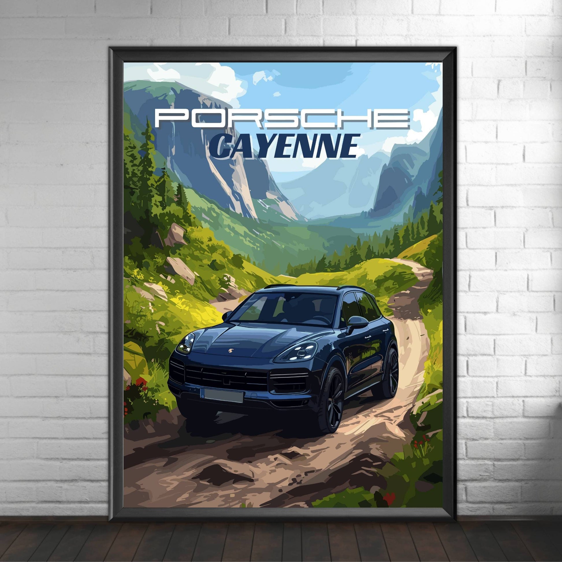 Porsche Cayenne Poster, 2010s