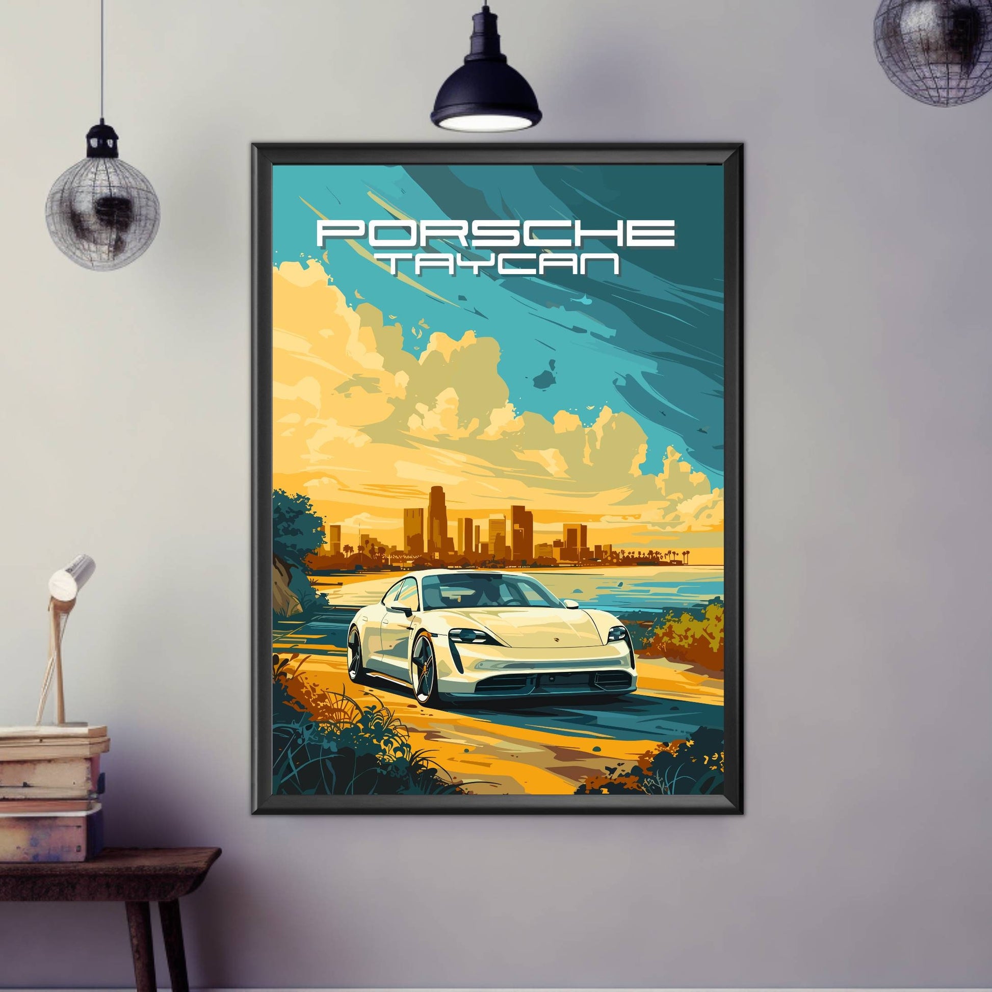 Porsche Taycan Poster